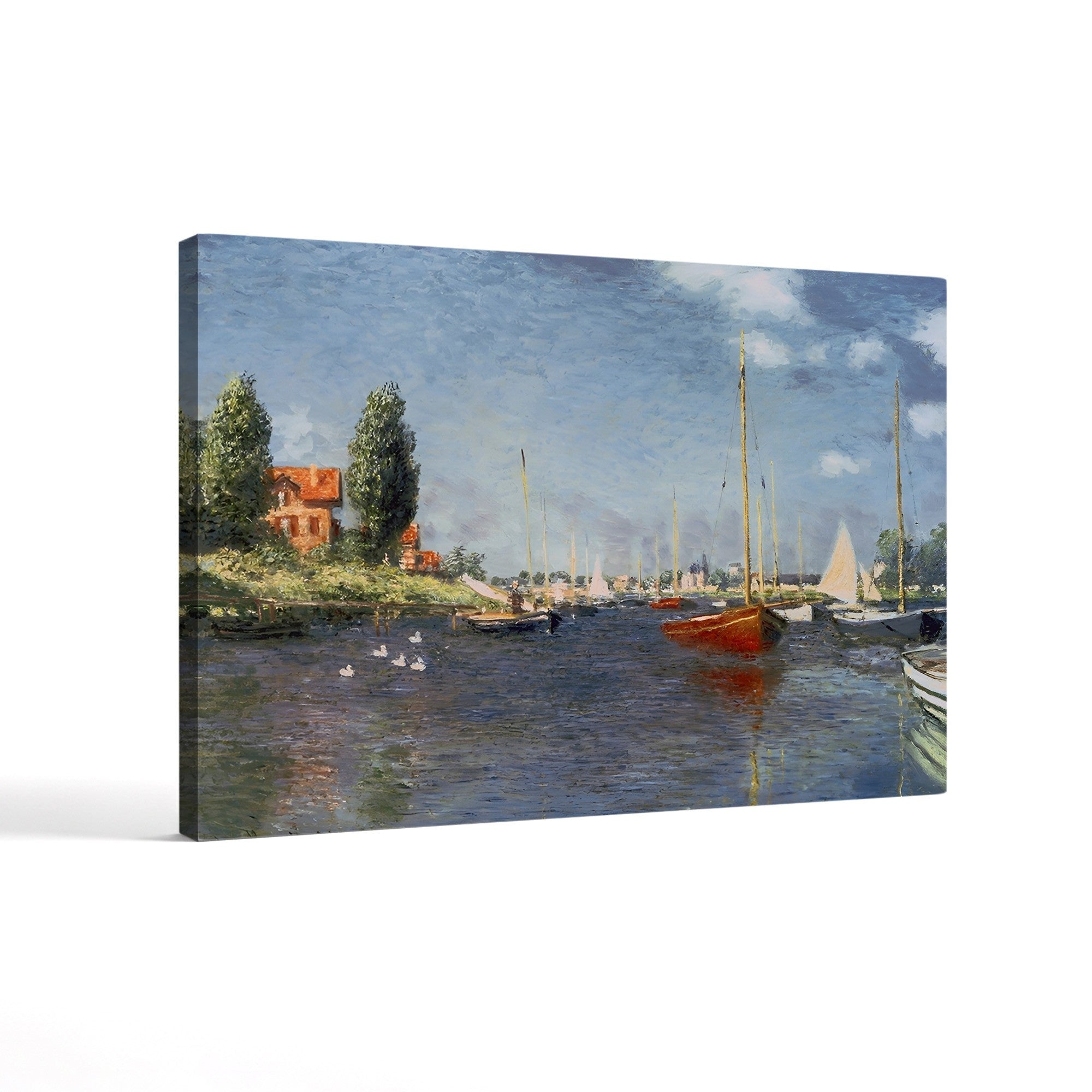Red Boats, Argenteuil (Les Bateaux rouges, Argenteuil), 1875 by Claude Monet