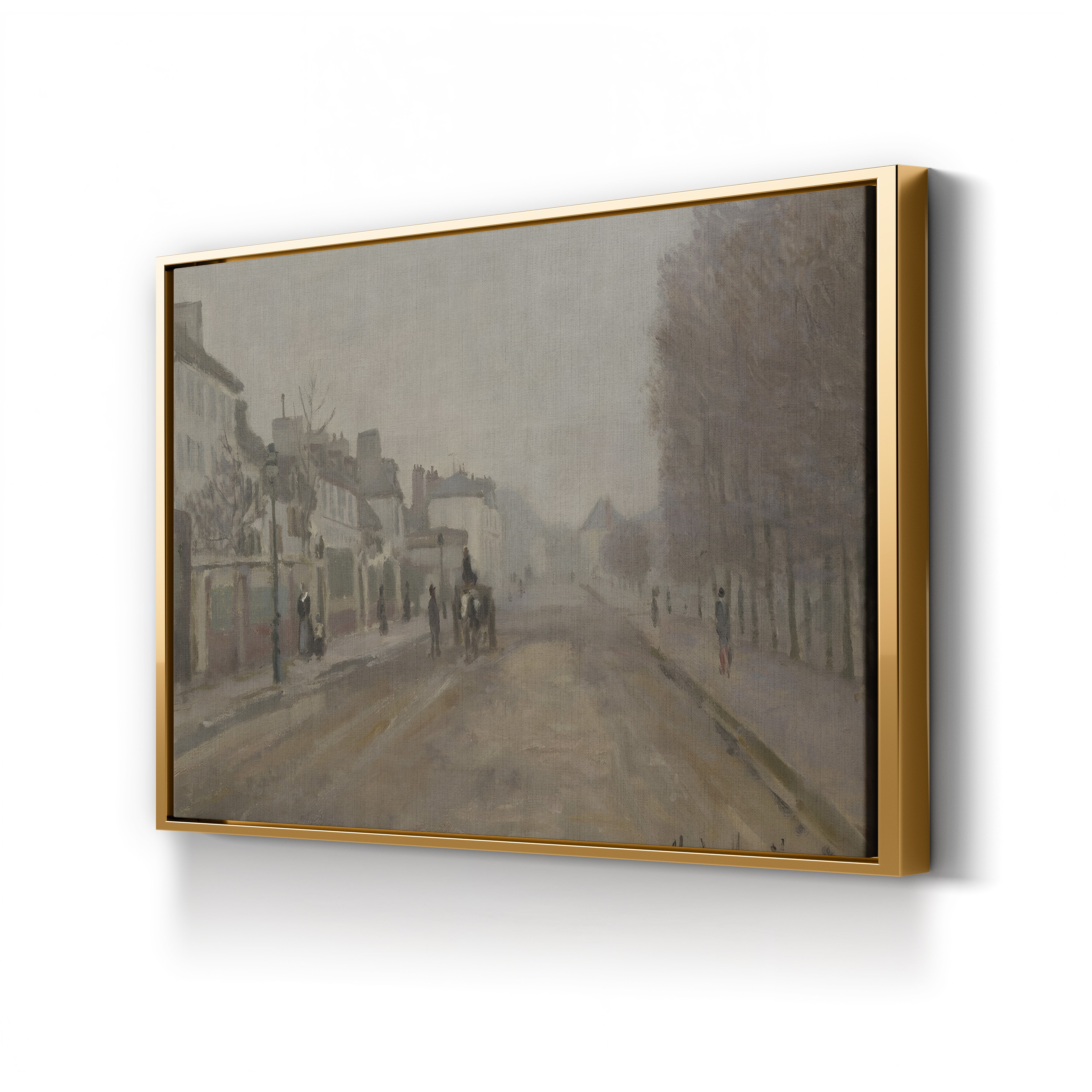 Boulevard Héloïse, Argenteuil, 1872 – Claude Monet Wall Art | Early Impressionist Canvas Print