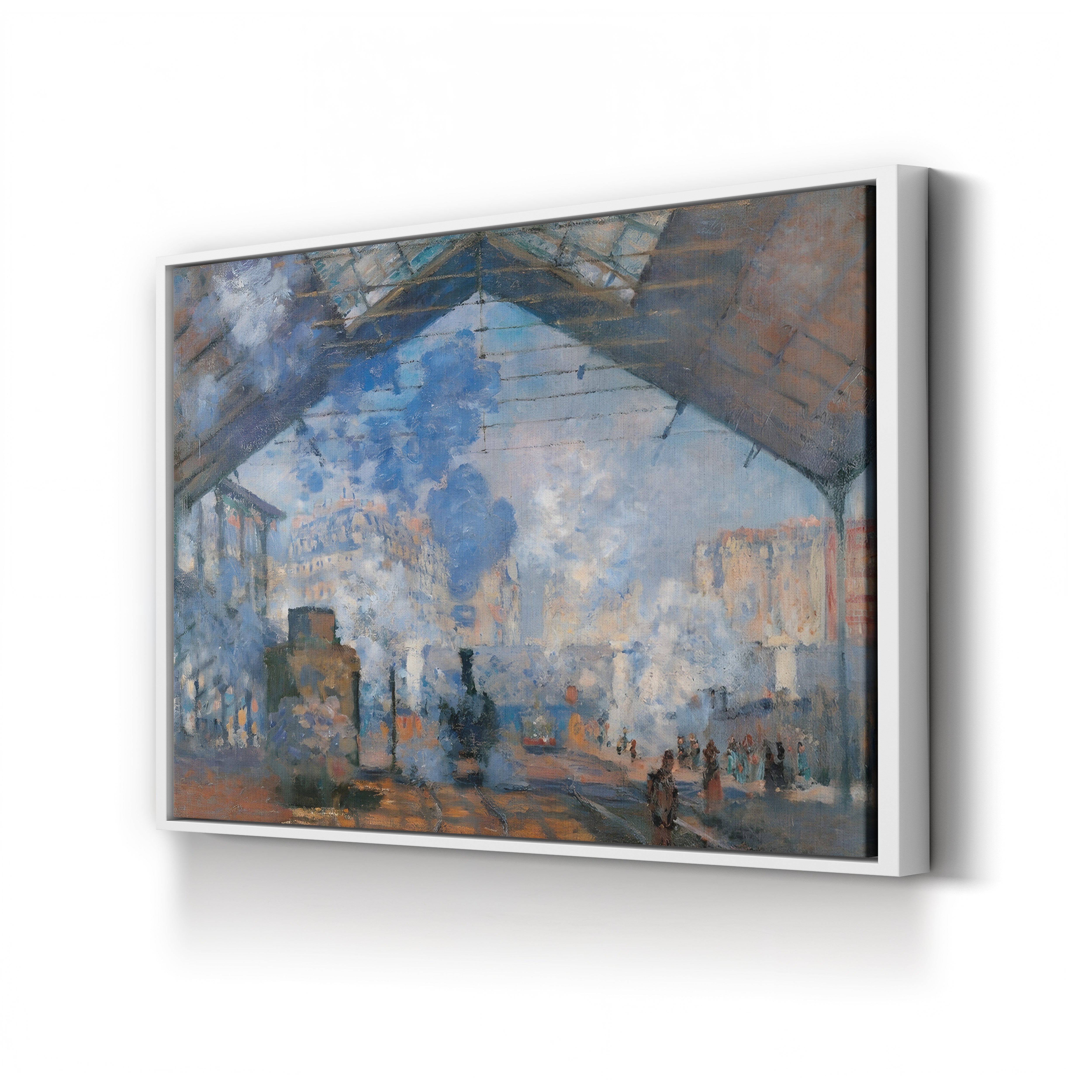The Saint-Lazare Station (La Gare Saint-Lazare), 1877 by Claude Monet