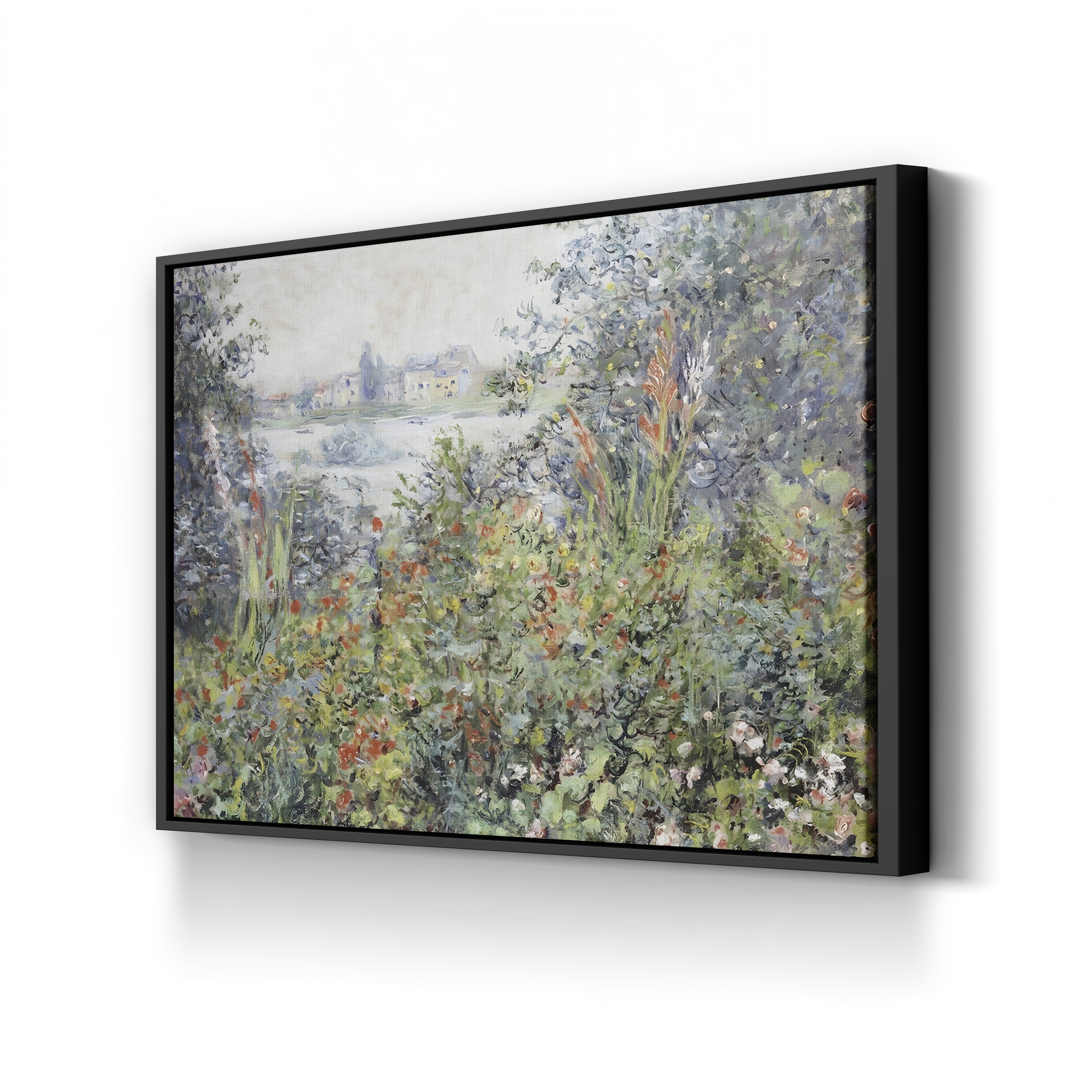 Flowers at Vétheuil (Fleurs à Vétheuil), 1881 – Claude Monet Wall Art | Impressionist Floral Garden Print