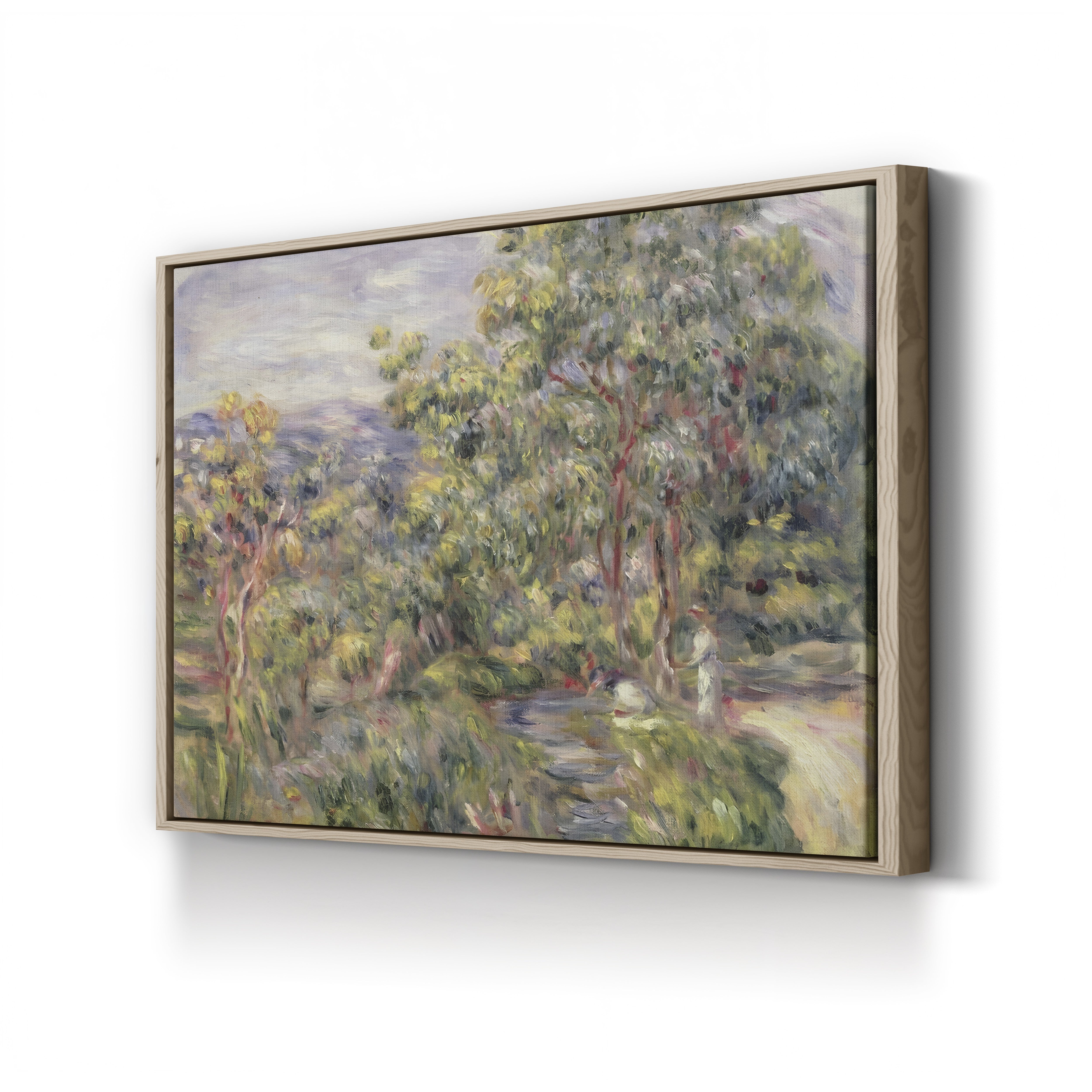 View of Cagnes, 1900 – Pierre-Auguste Renoir Wall Art | Impressionist Provence Canvas Print