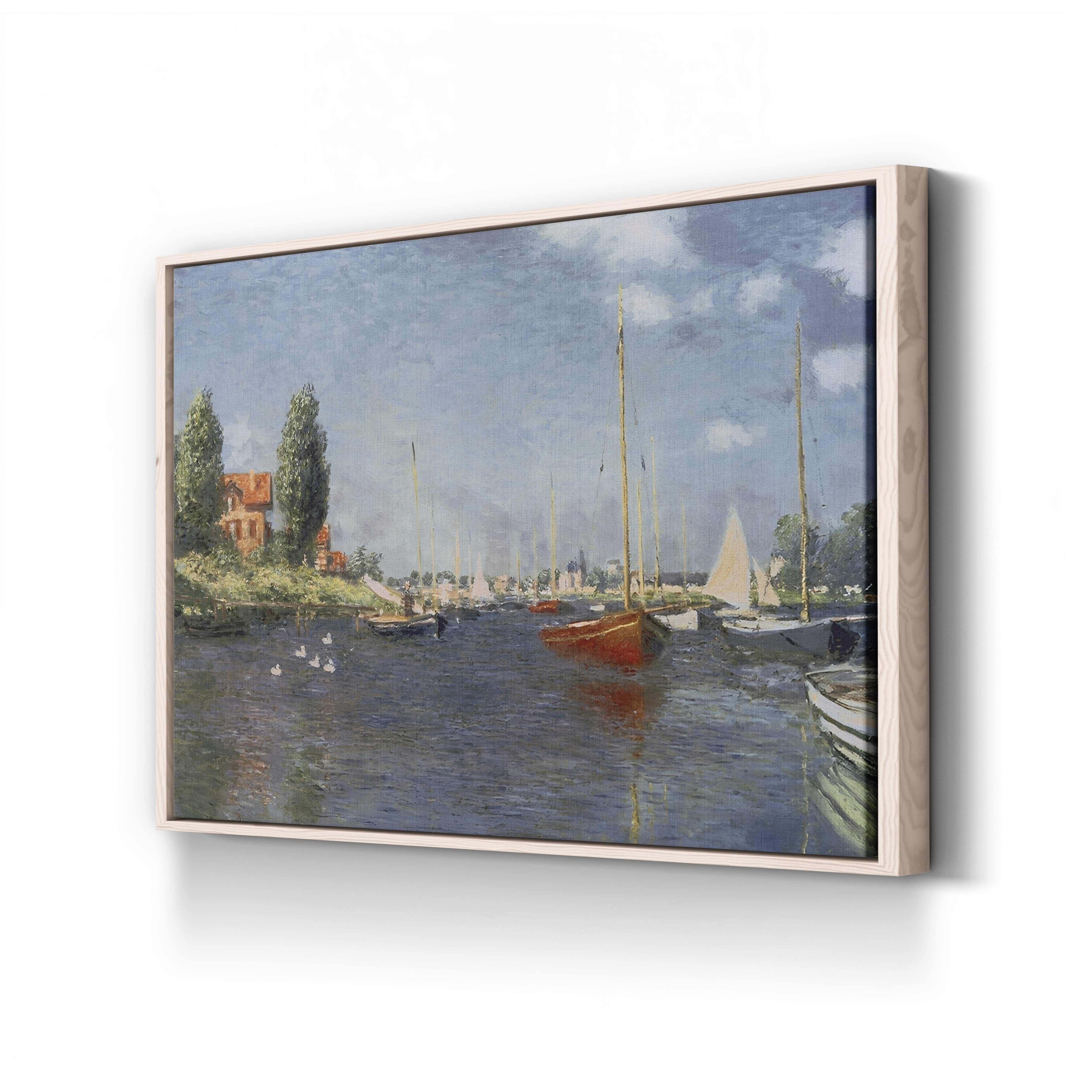 Red Boats, Argenteuil (Les Bateaux rouges, Argenteuil), 1875 by Claude Monet