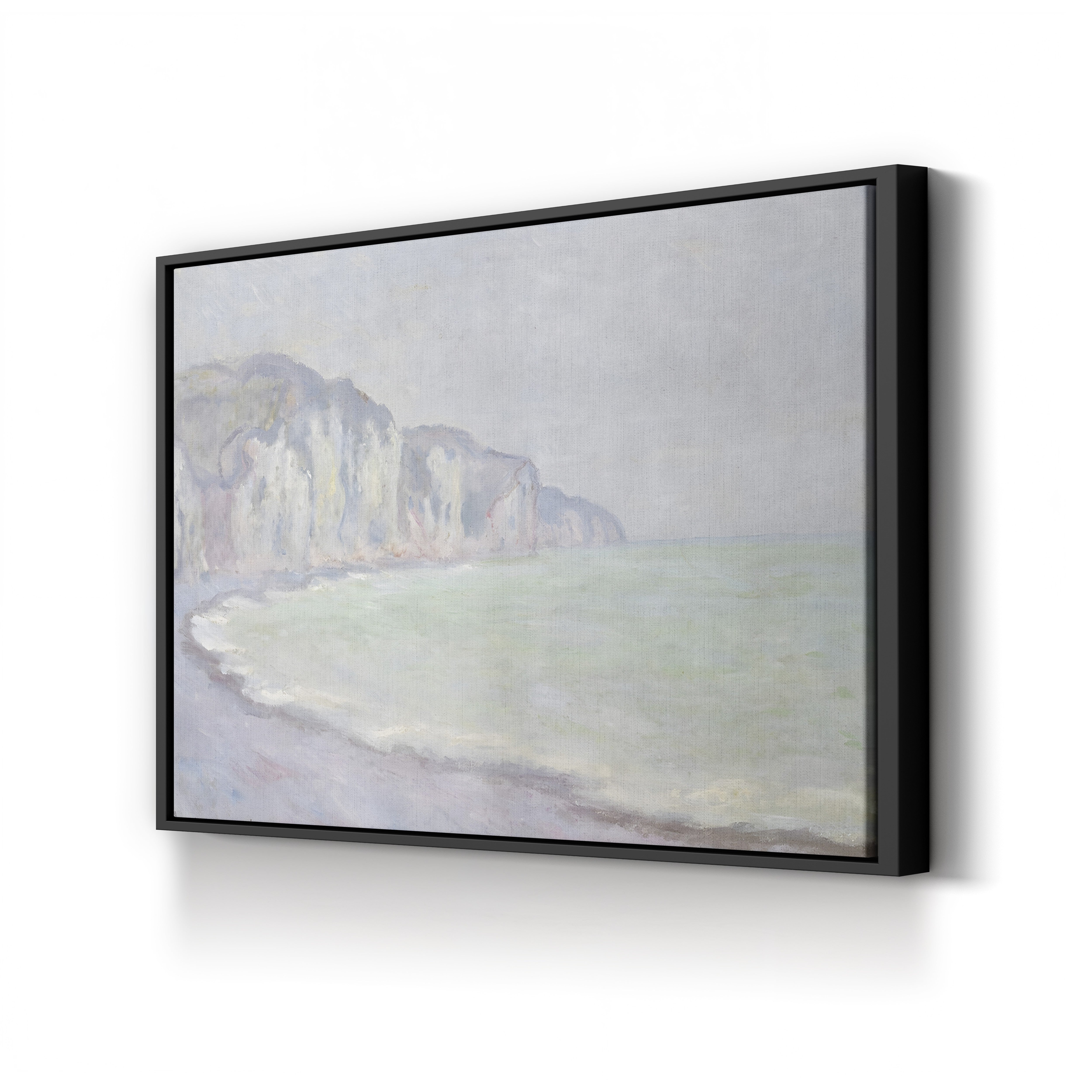 Cliffs at Pourville, 1896 – Claude Monet Wall Art | Late Impressionist Norman Coast Canvas Print