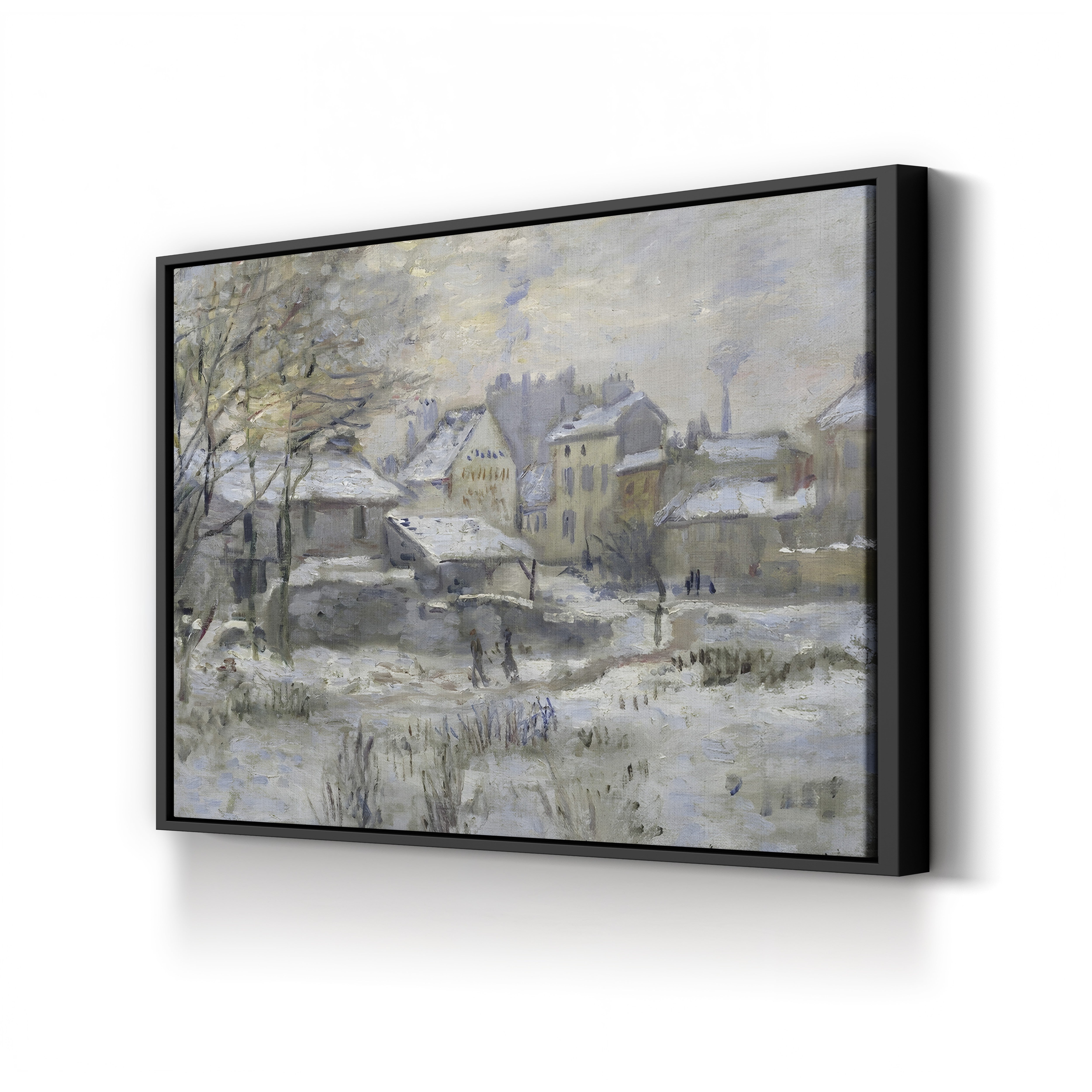 Snow Effect with Setting Sun (Effet de neige, soleil couchant), 1875 by Claude Monet