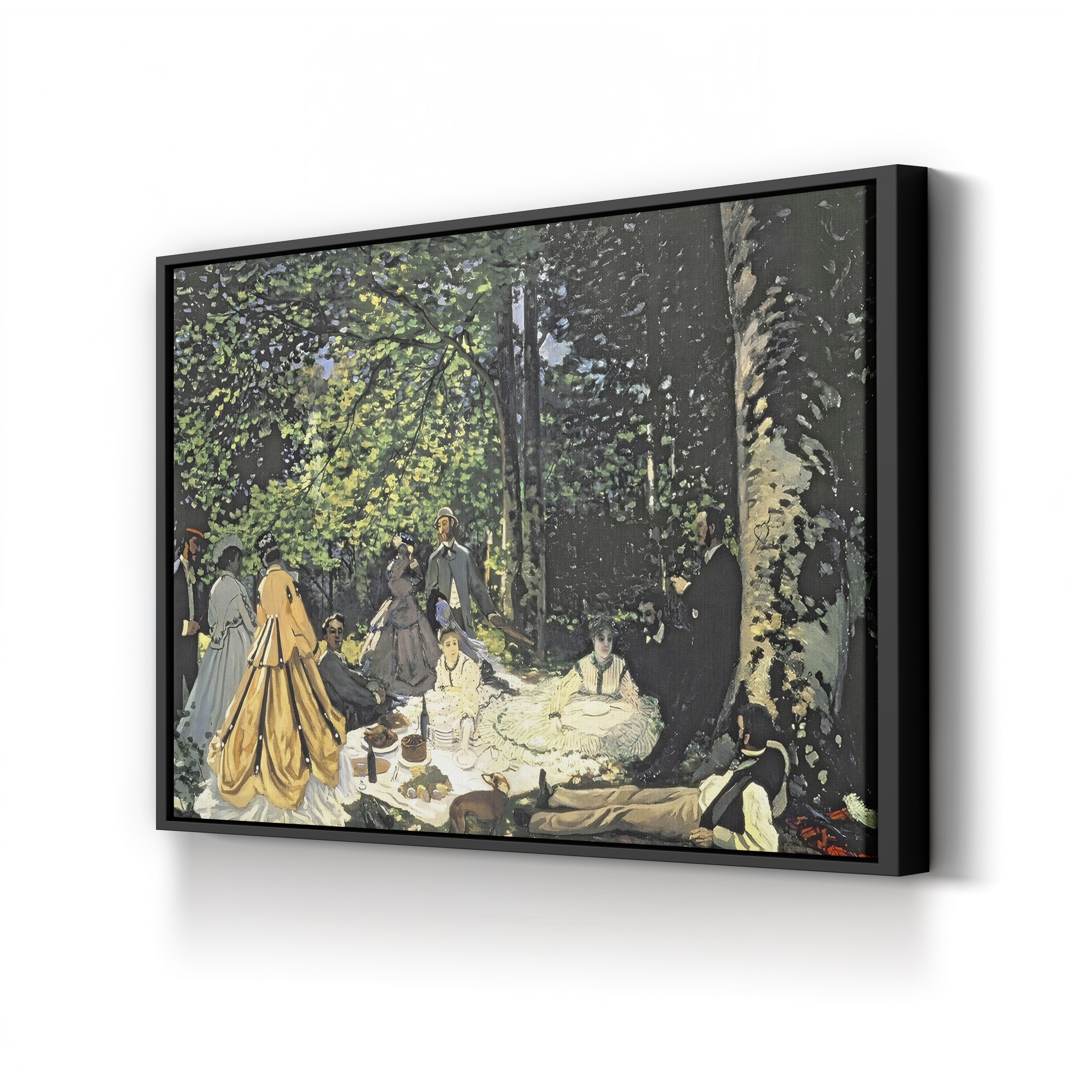 Luncheon on the Grass (Le Déjeuner sur l’herbe), 1865-66 by Claude Monet