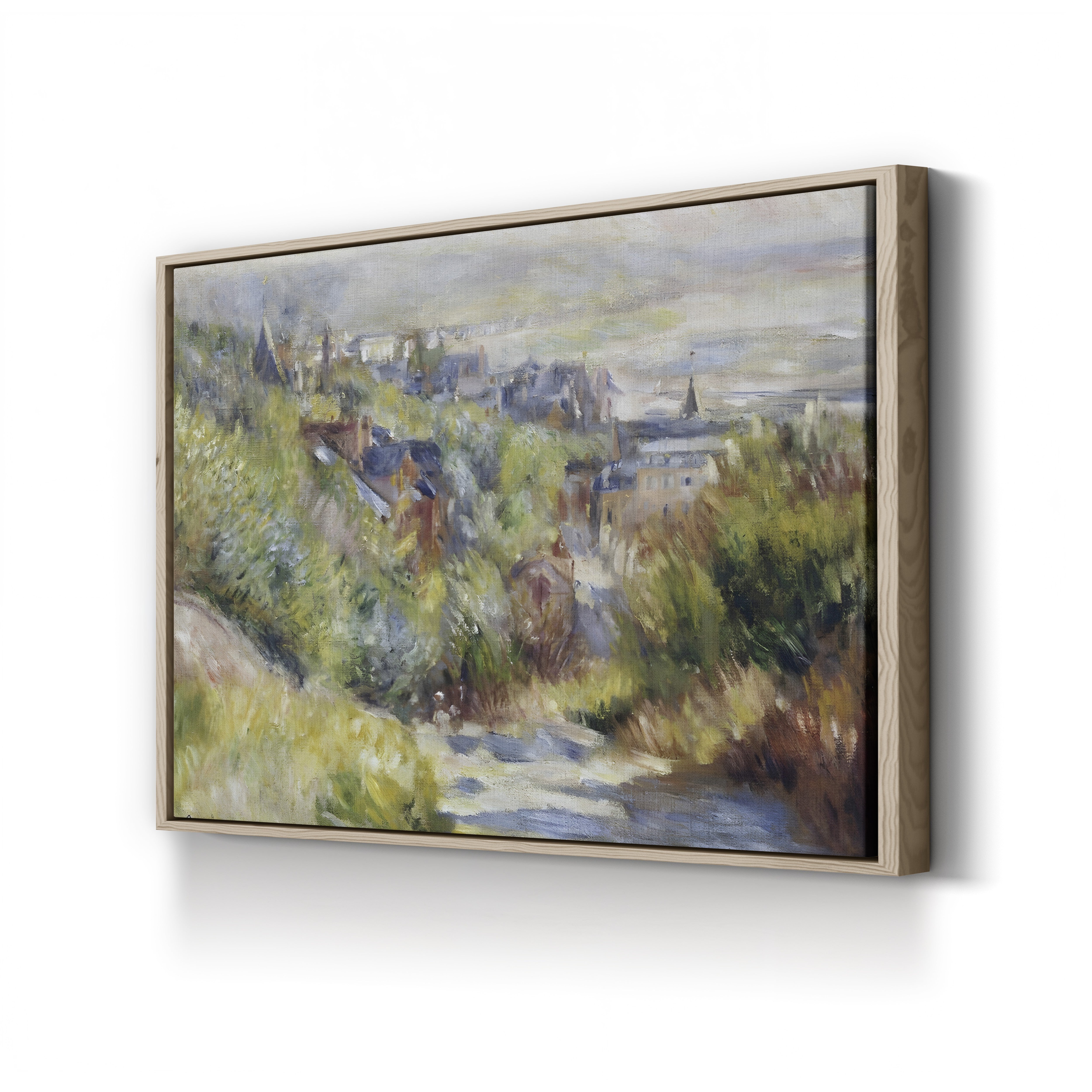 The Heights of Trouville – Pierre-Auguste Renoir Wall Art | Impressionist Coastal Canvas Print
