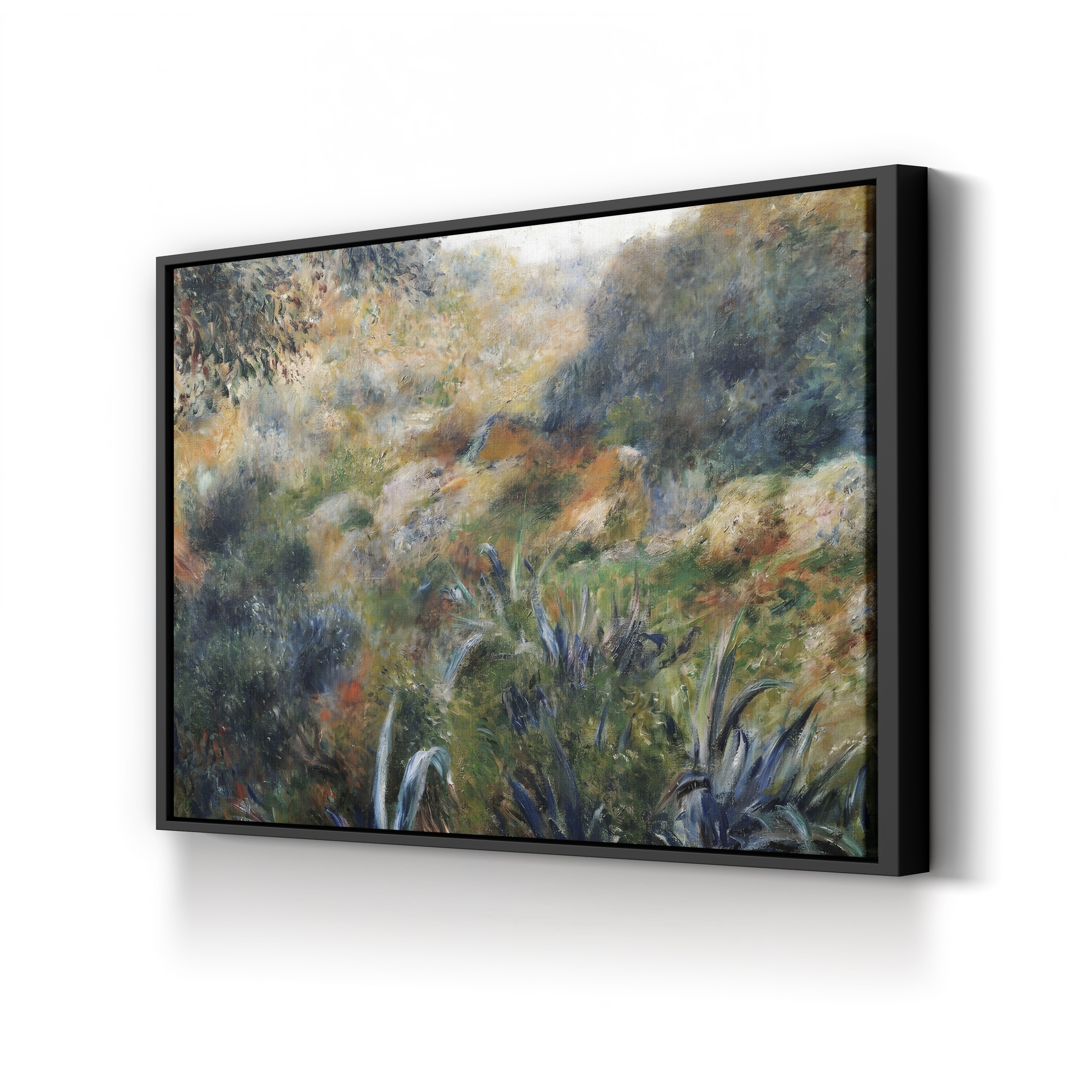 Algerian Landscape: Ravine de la Femme Sauvage, 1881 – Pierre-Auguste Renoir Wall Art | Impressionist Landscape Canvas Print