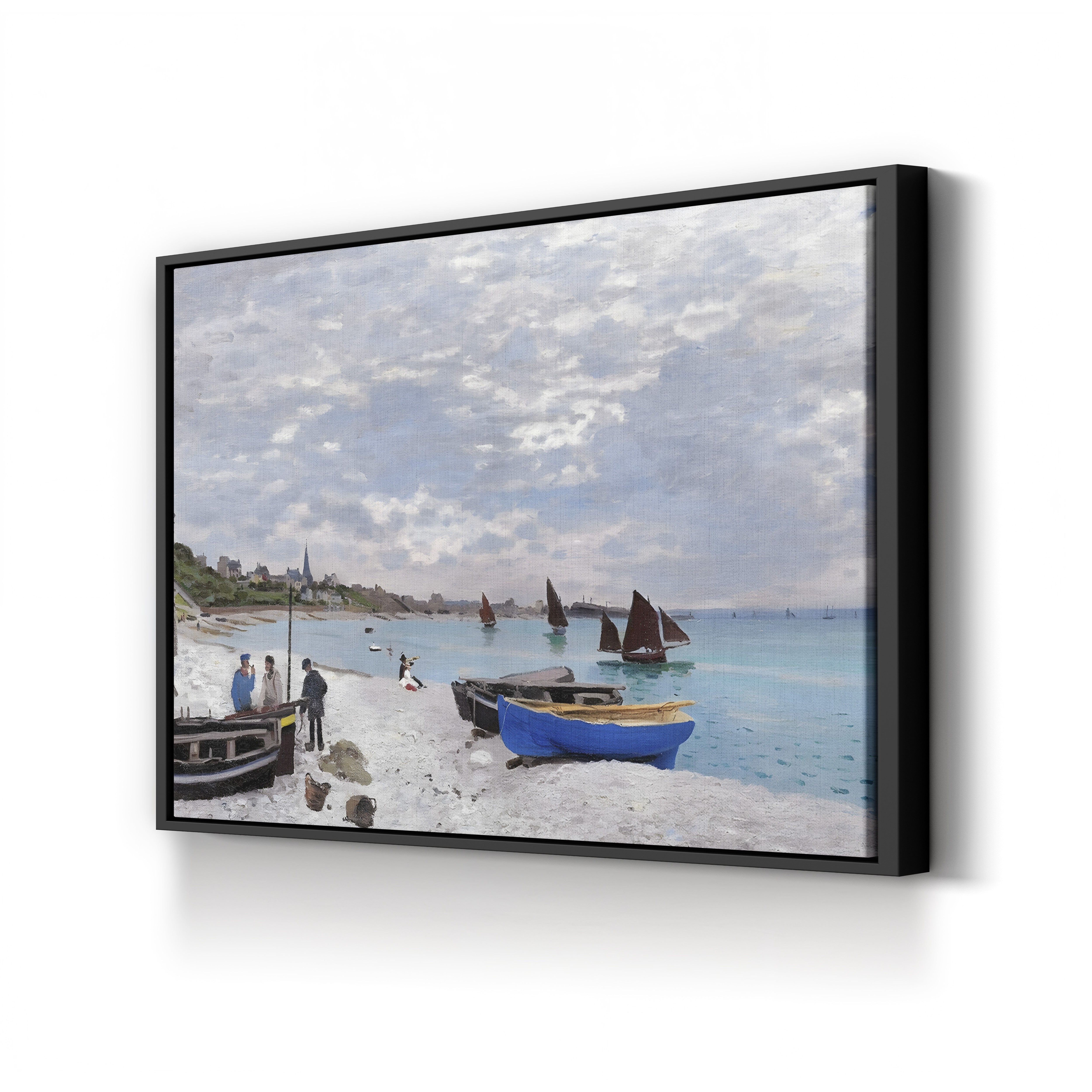 The Beach at Sainte-Adresse (La Plage de Sainte-Adresse), 1867 by Claude Monet
