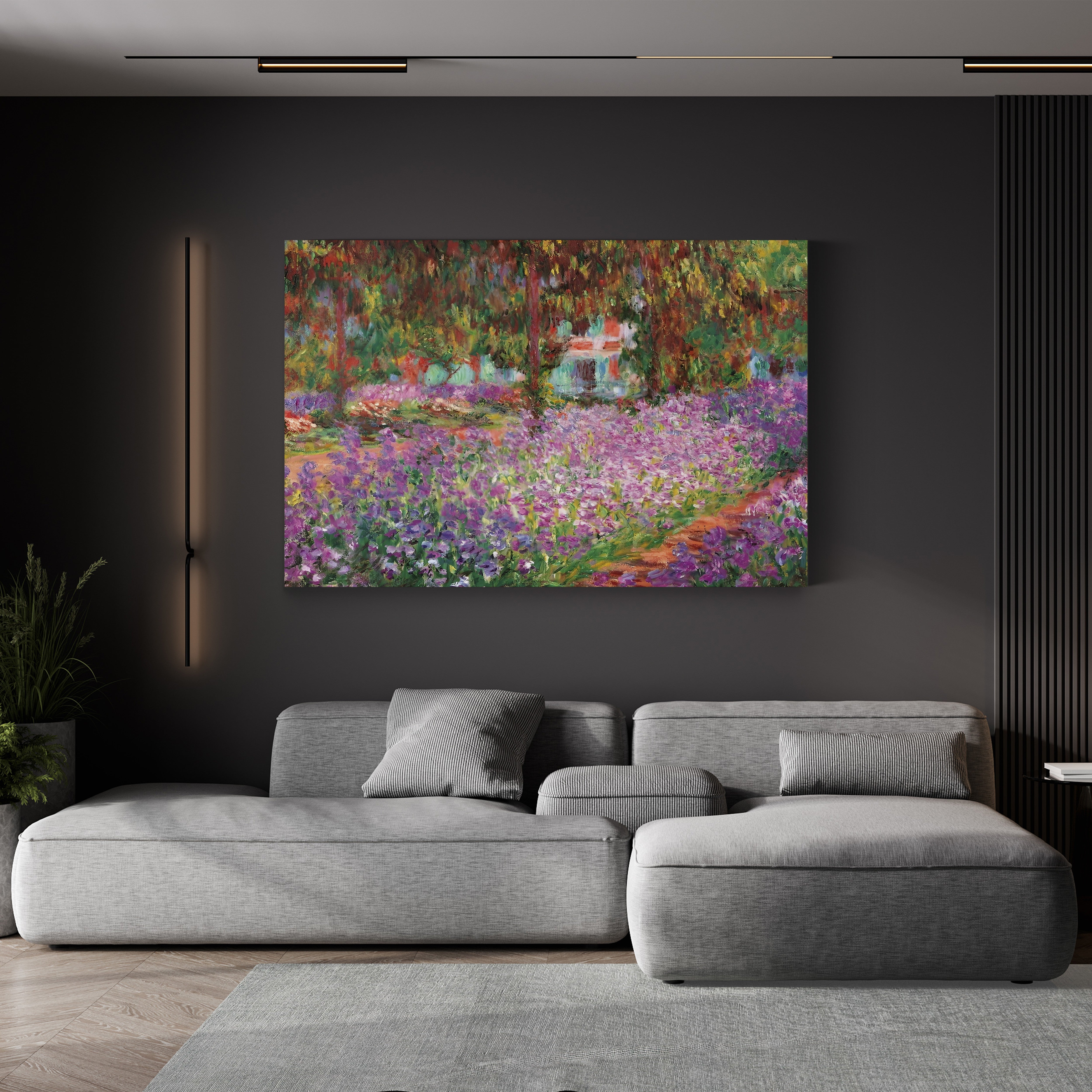 The Artist’s Garden at Giverny (Le Jardin de l’Artiste à Giverny), 1900 by Claude Monet