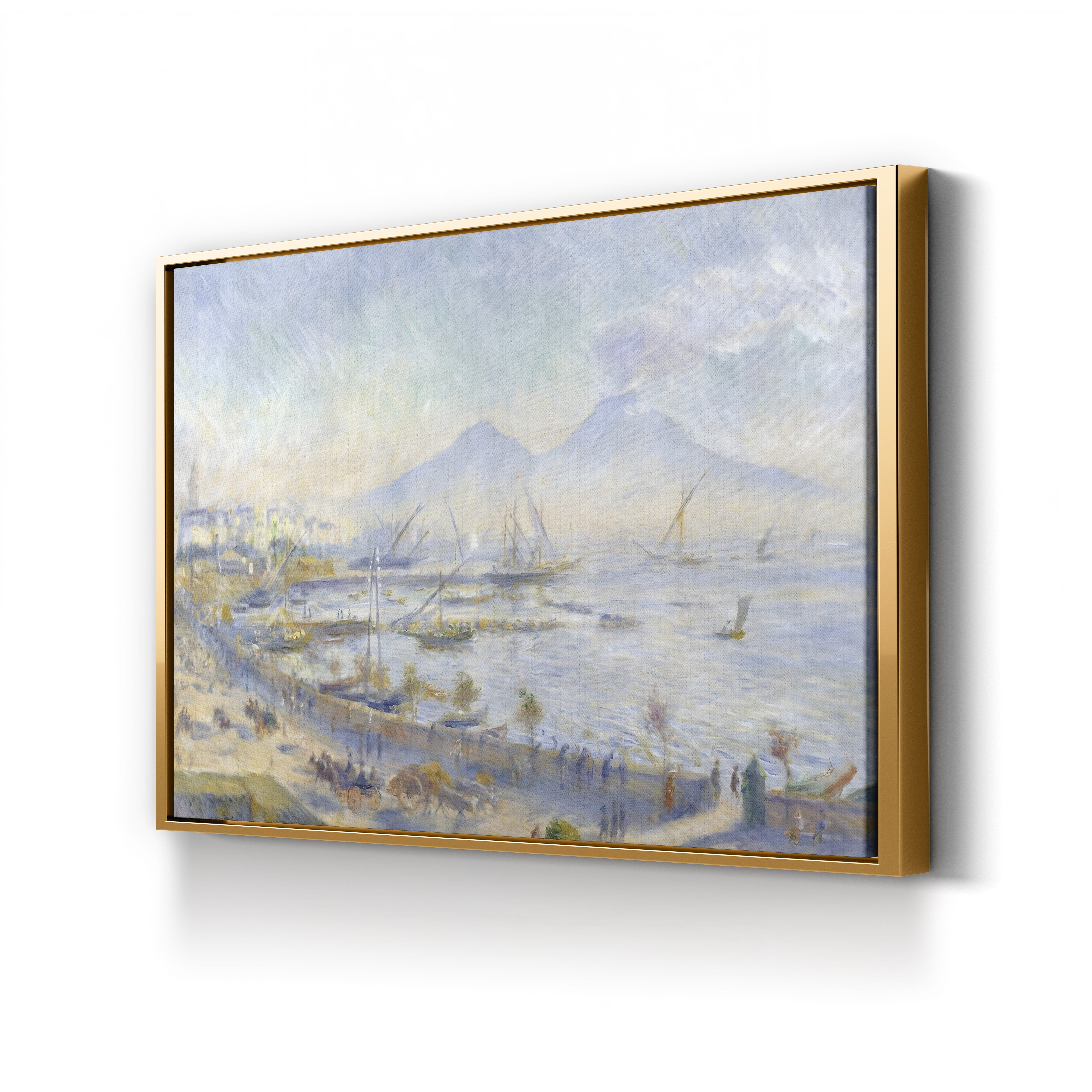 The Bay of Naples, 1881 – Pierre-Auguste Renoir Wall Art | Impressionist Italian Canvas Print