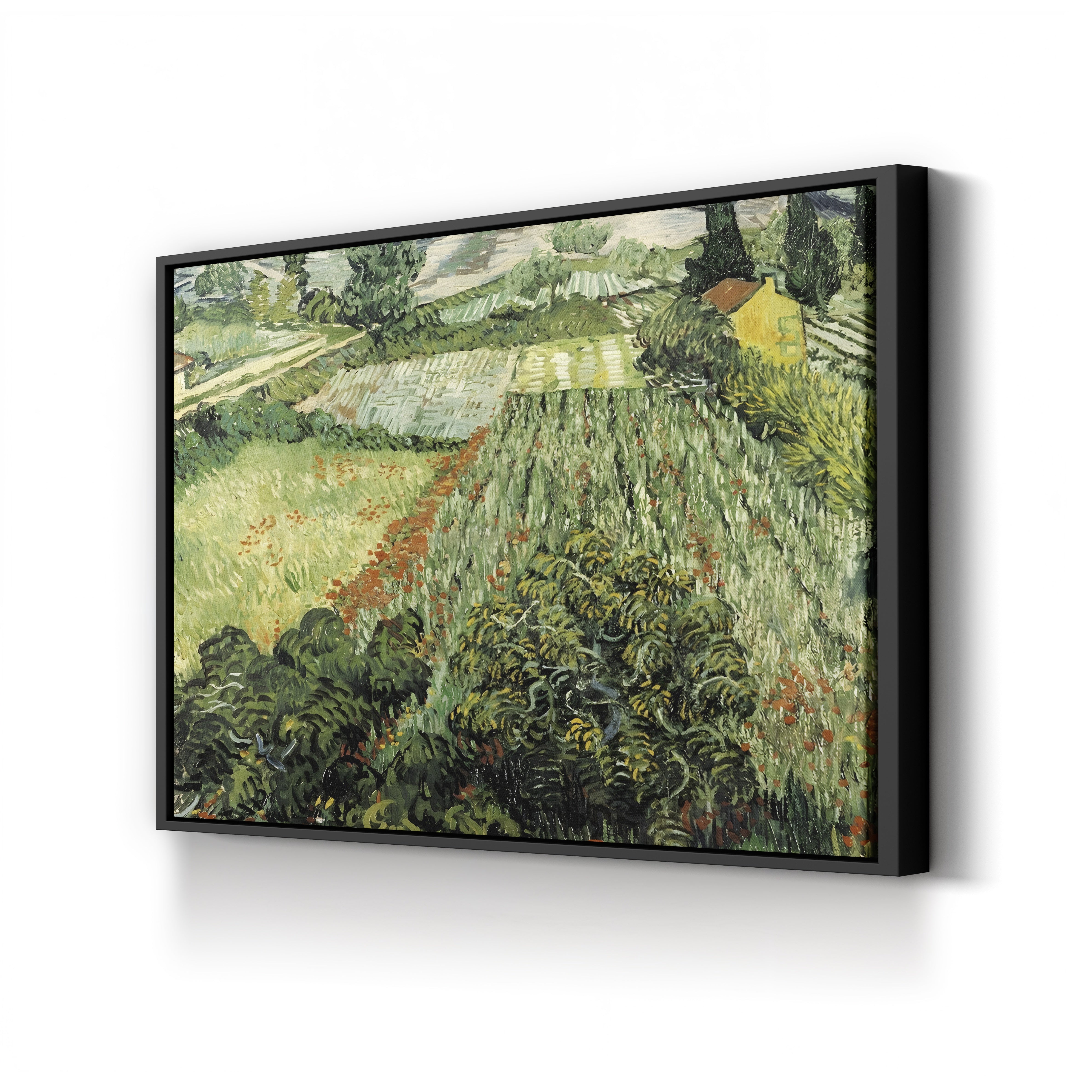 Feld mit Mohnblumen (Field with Poppies) – Vincent van Gogh Wall Art | Post-Impressionist Landscape Canvas Print