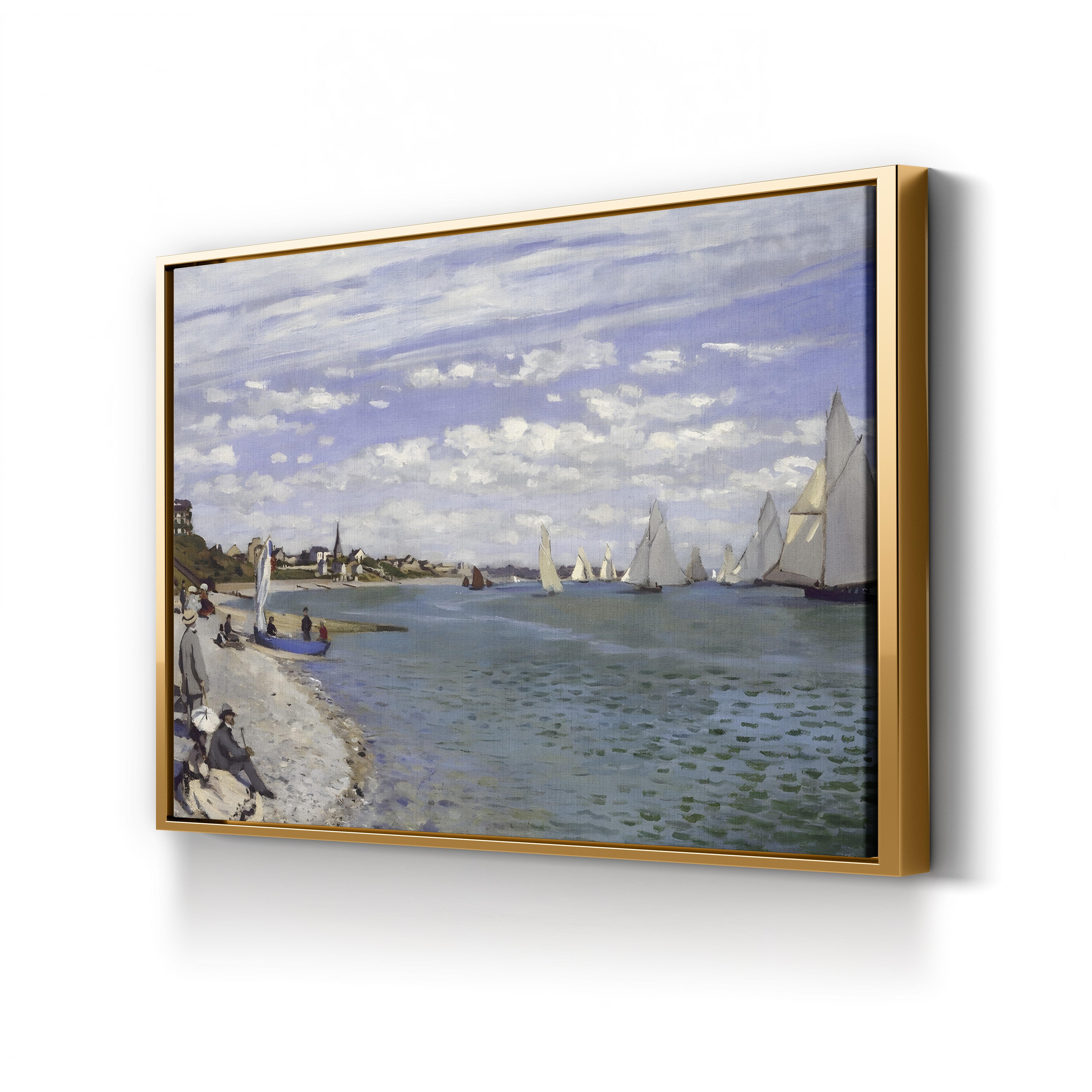 Regatta at Sainte-Adresse (Régates à Sainte-Adresse), 1867 by Claude Monet