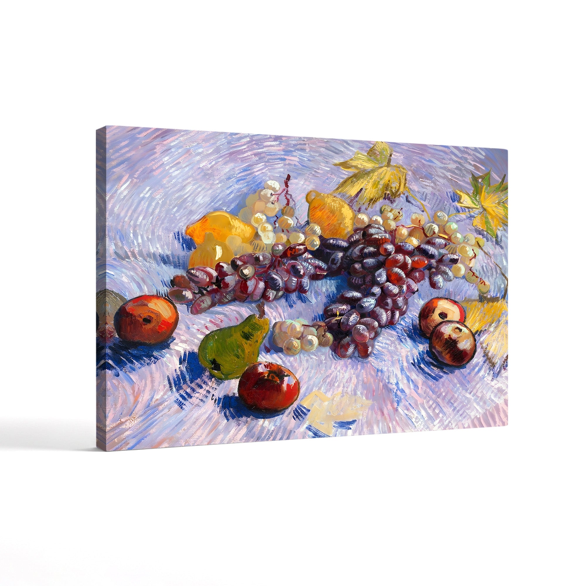 Grapes, Lemons, Pears and Apples – Vincent van Gogh Wall Art | Post-Impressionist Still Life Canvas Print