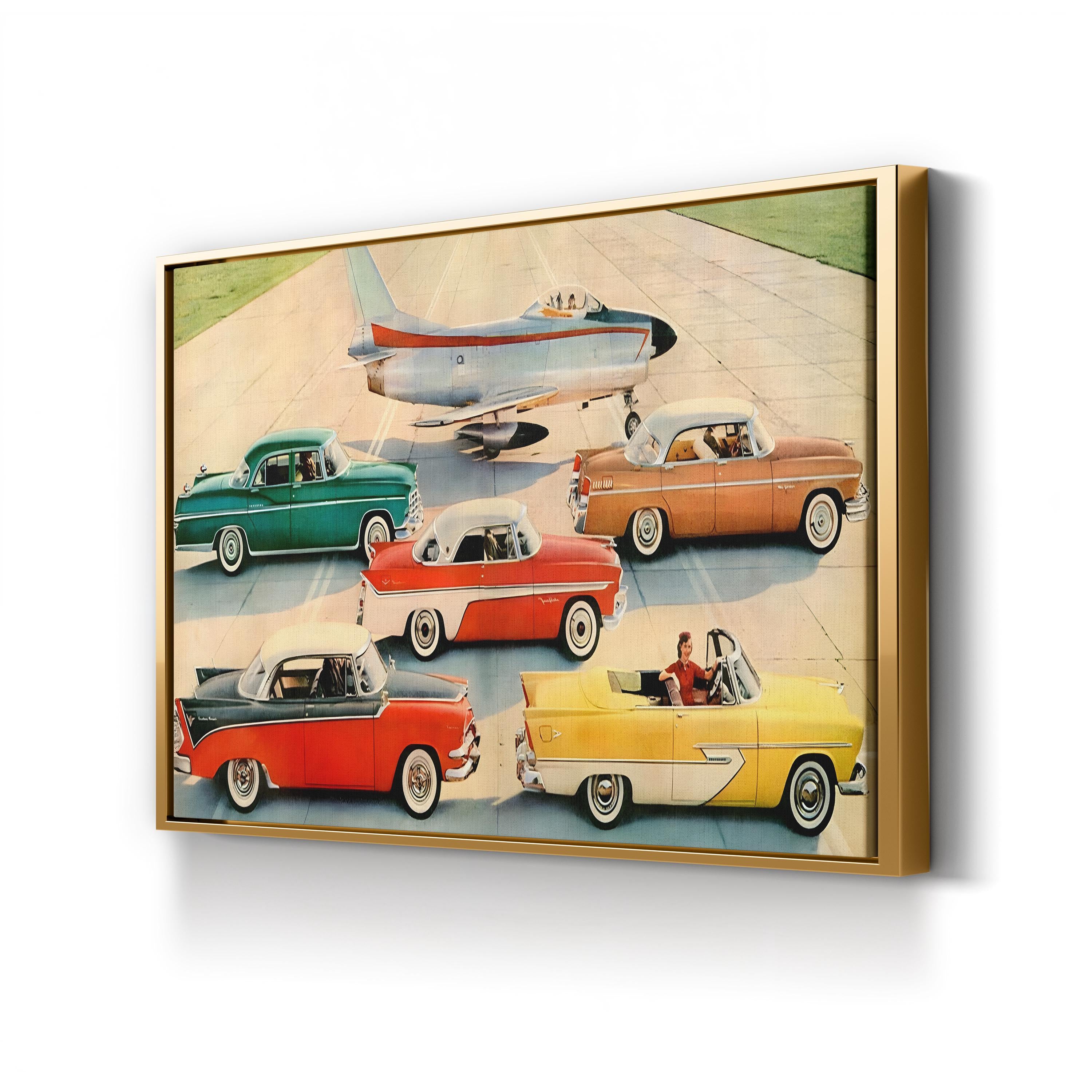 1950s Chrysler Jet Car Ad – Period Advertisement Wall Art | Mid-Century Automotive Canvas Print