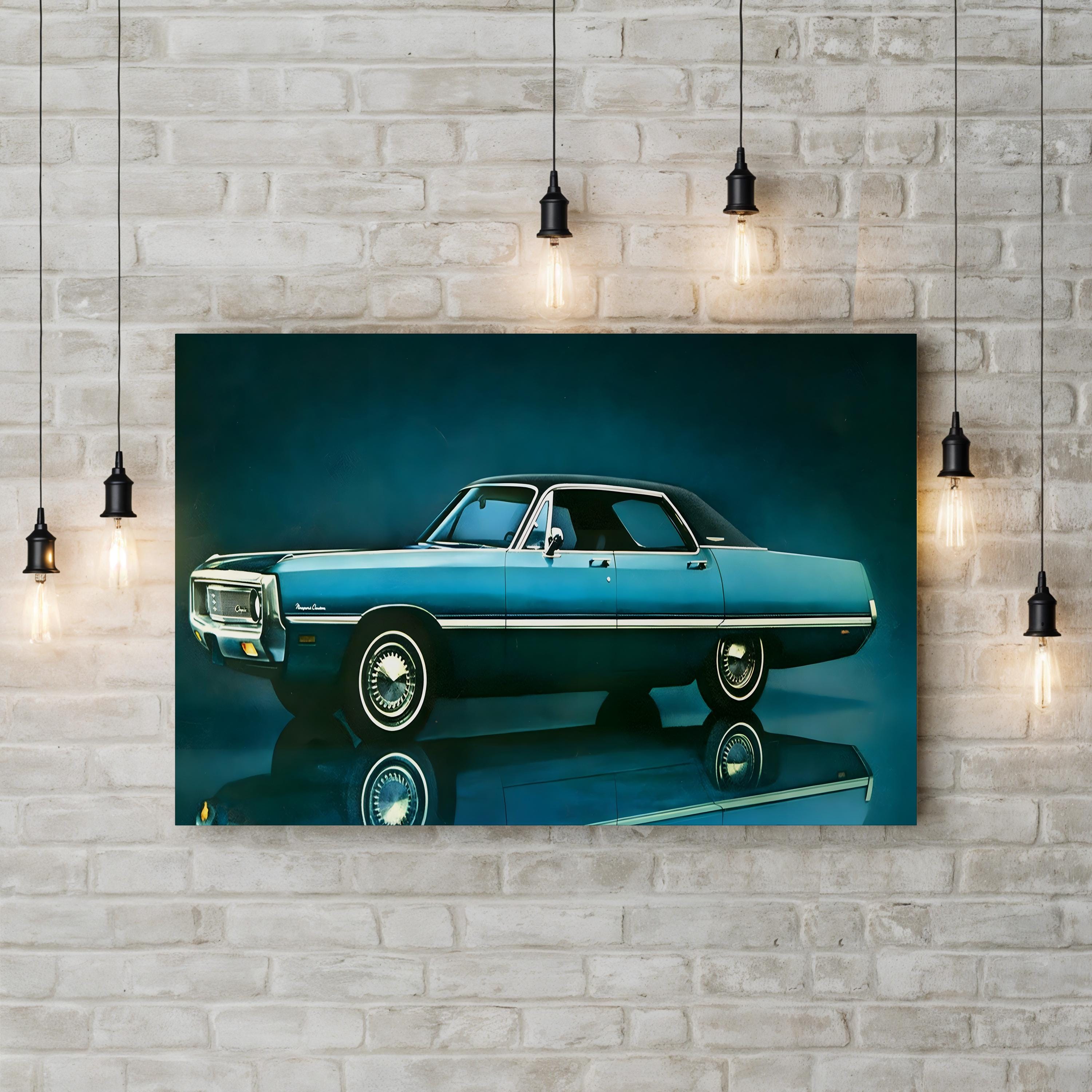 1960s Chrysler Magazine Advert – Period Advertisement Wall Art | Mid-Century Automotive Canvas Print
