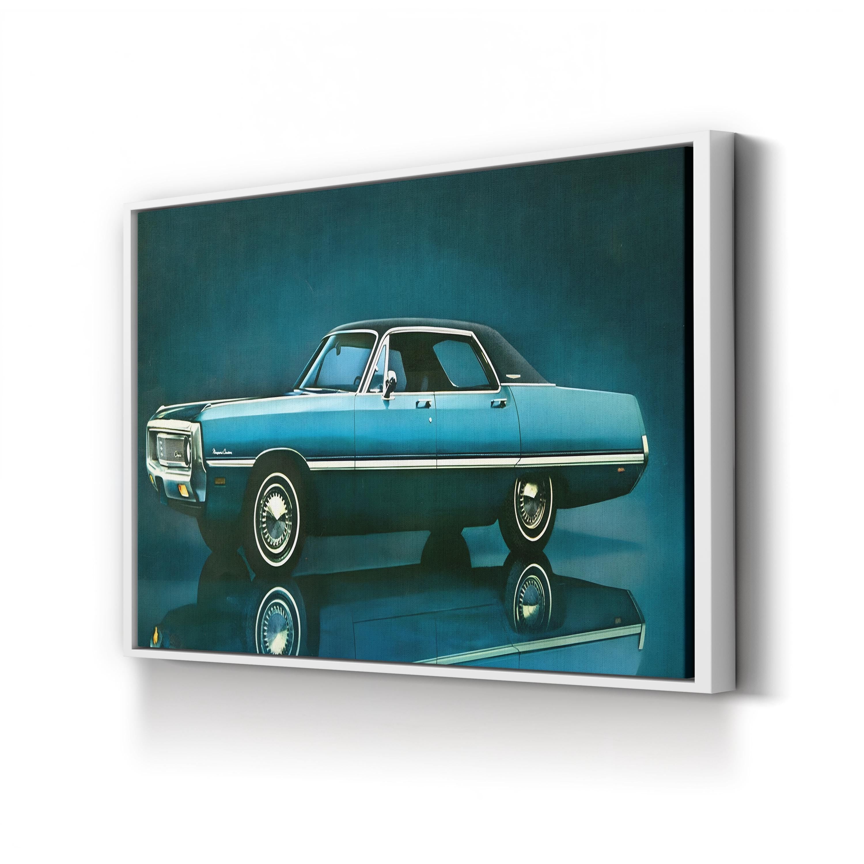 1960s Chrysler Magazine Advert – Period Advertisement Wall Art | Mid-Century Automotive Canvas Print