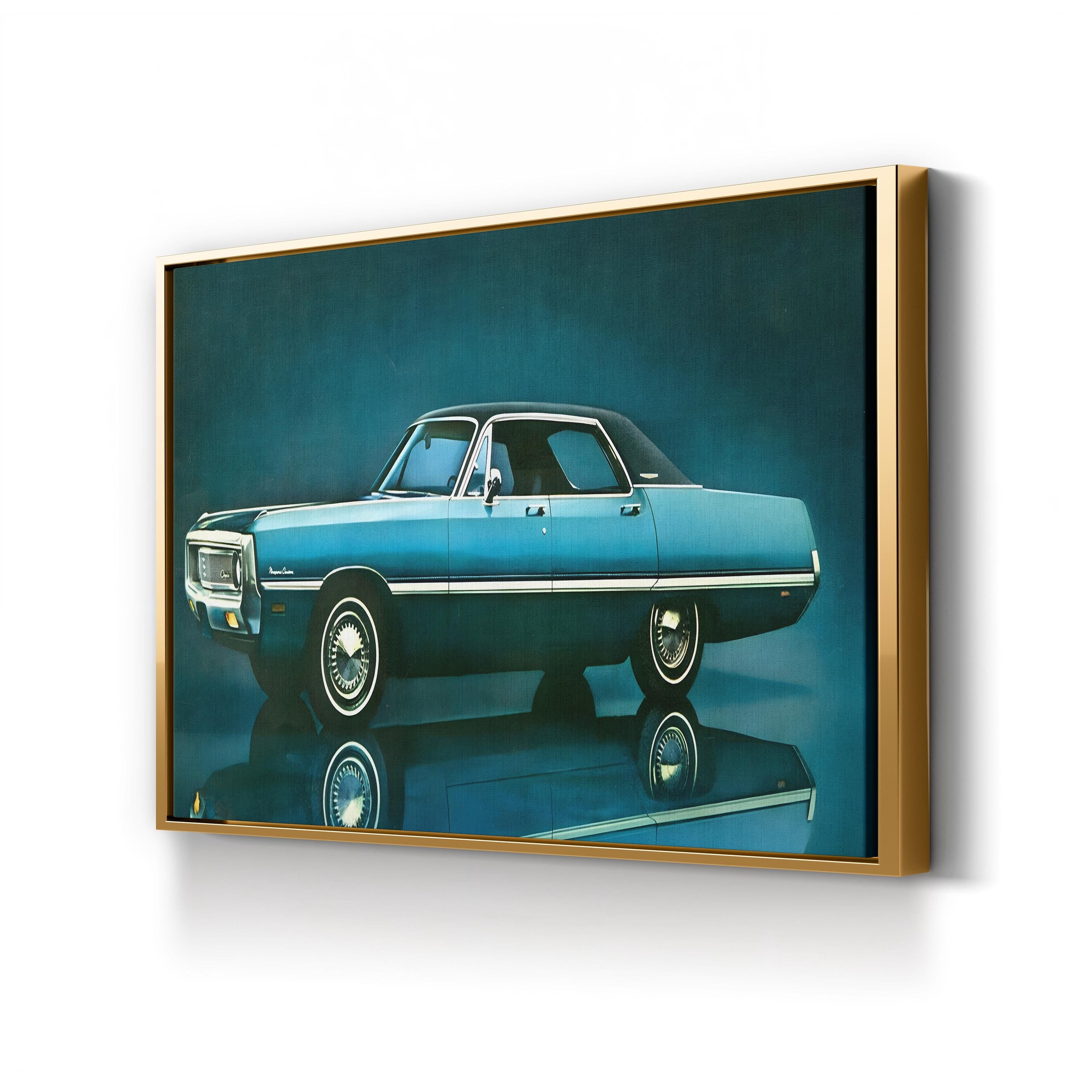 1960s Chrysler Magazine Advert – Period Advertisement Wall Art | Mid-Century Automotive Canvas Print
