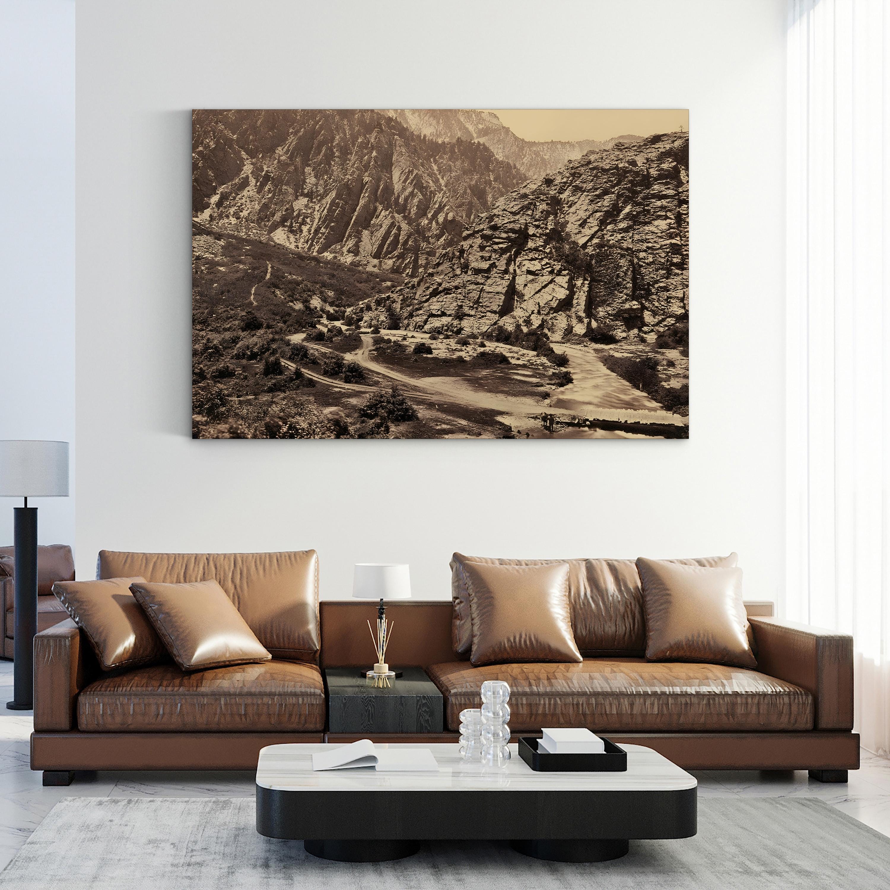 Big Cottonwood Canyon, Utah, 1869 Wall Art by Timothy O'Sullivan