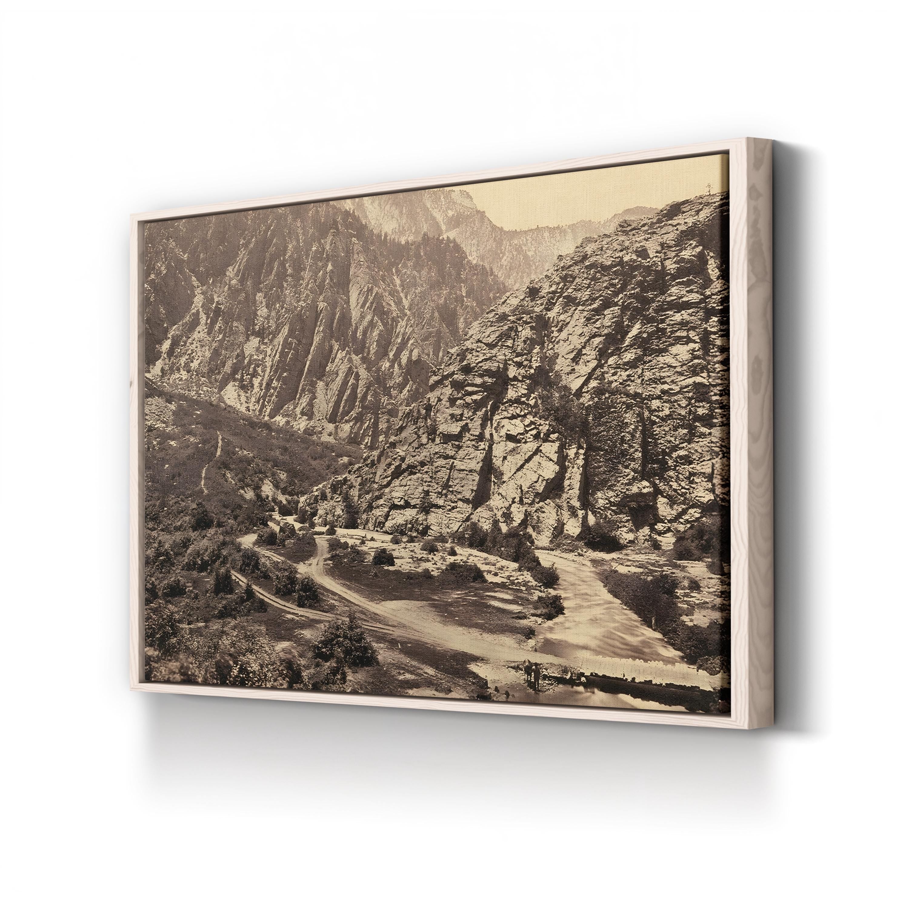 Big Cottonwood Canyon, Utah, 1869 Wall Art by Timothy O'Sullivan