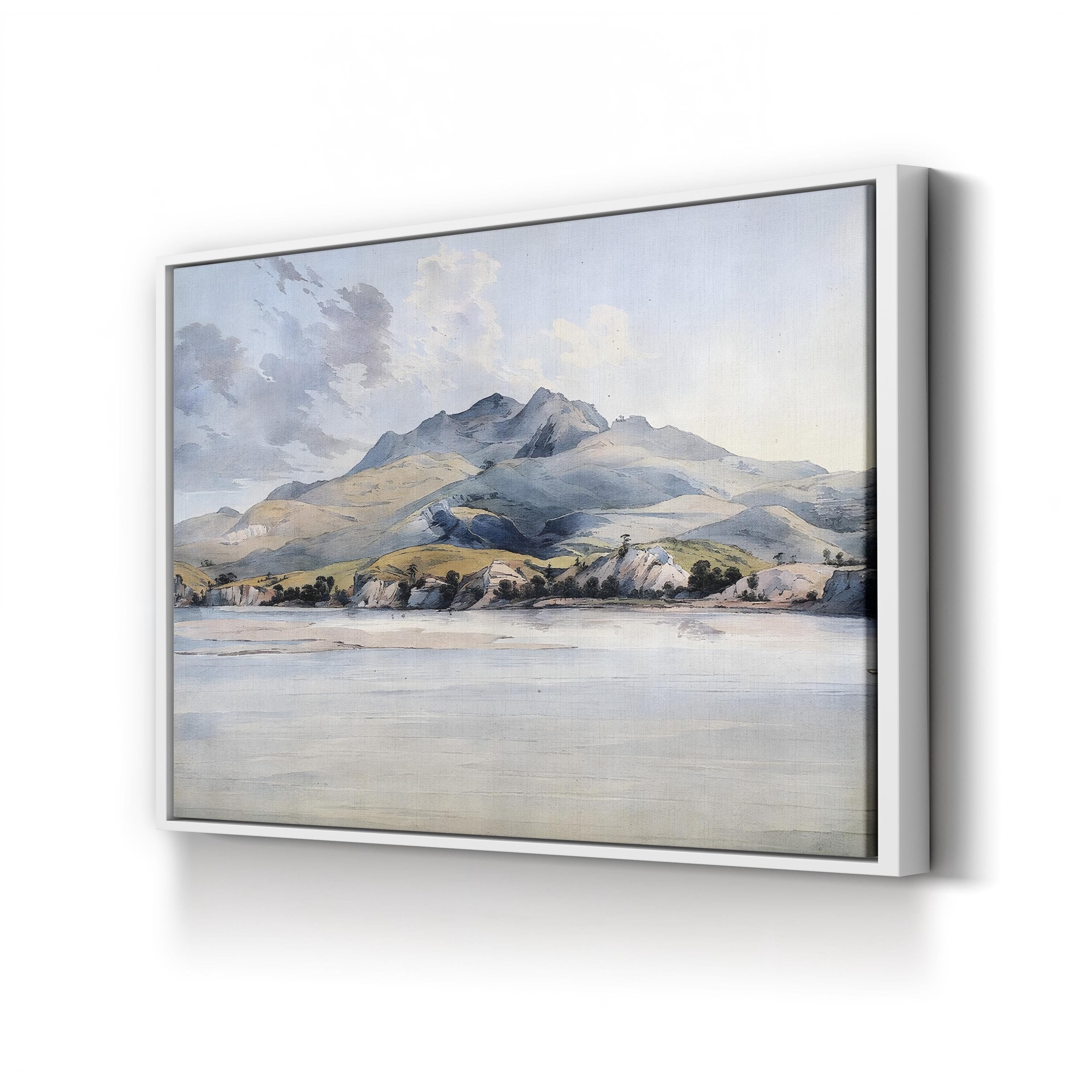 Bijoux Hills Missouri River Lithograph – Period Illustration Wall Art | Vintage American Canvas Print