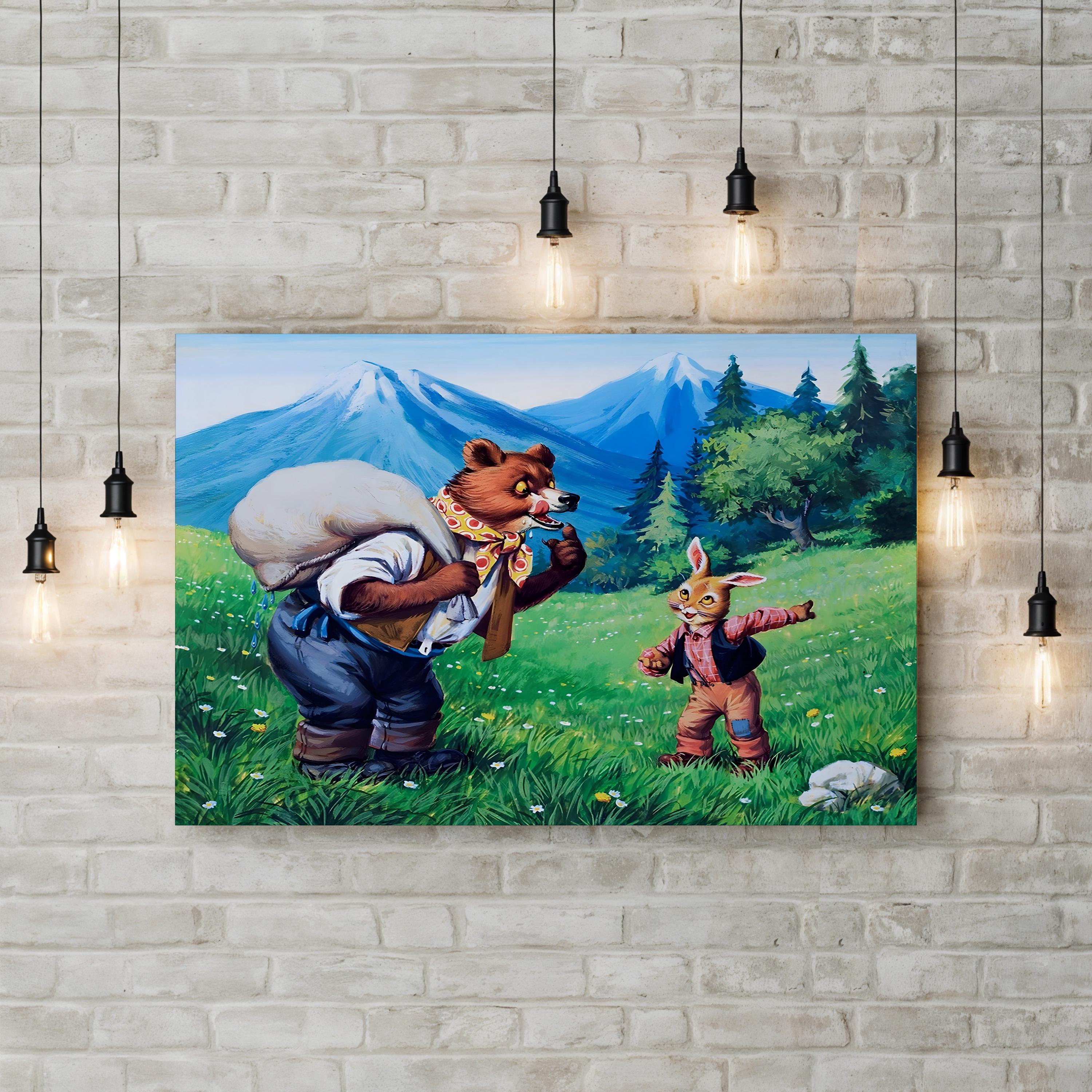 Brer Rabbit Wall Art by Virginio Livraghi
