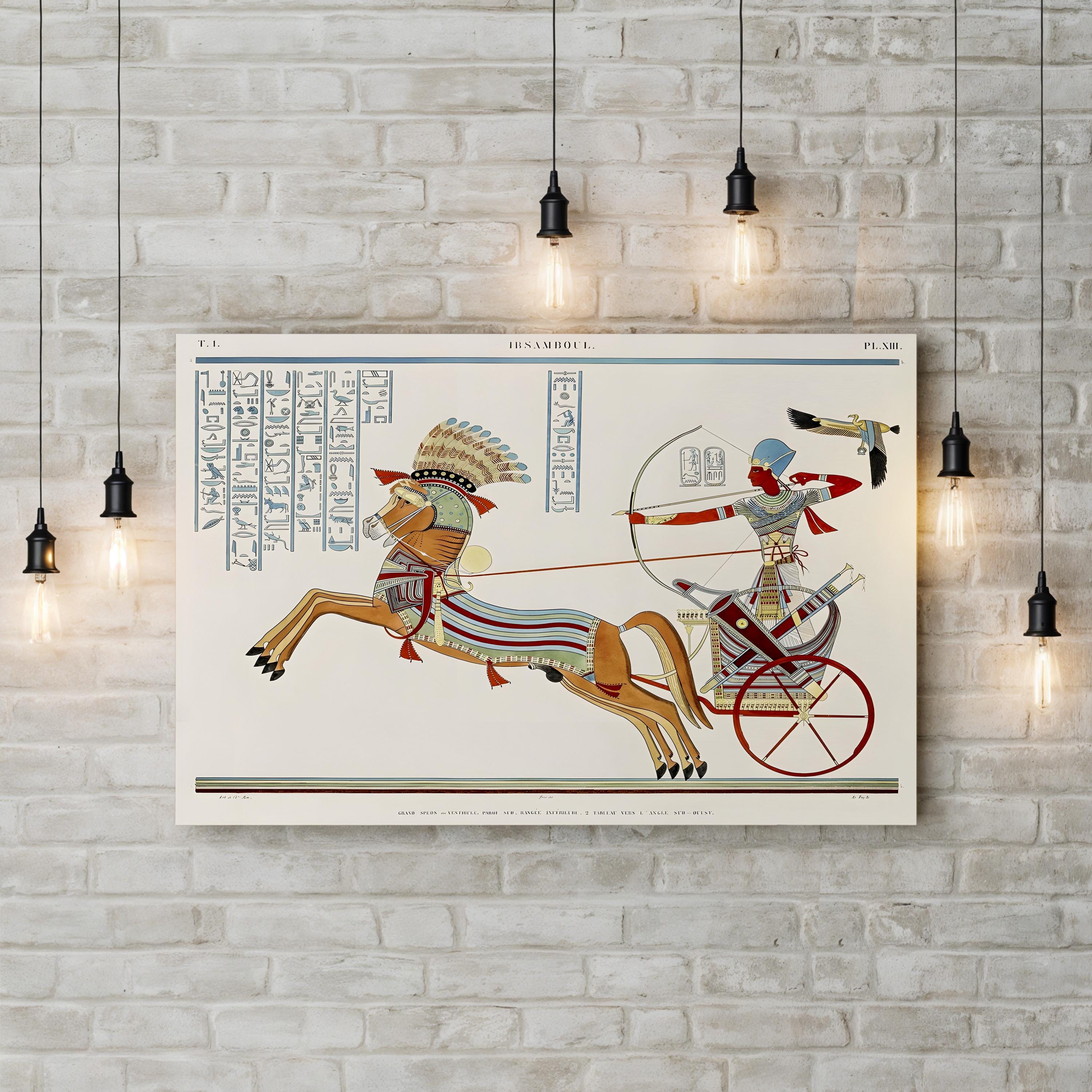 Egyptian Chariots I Wall Art – Jean-François Champollion