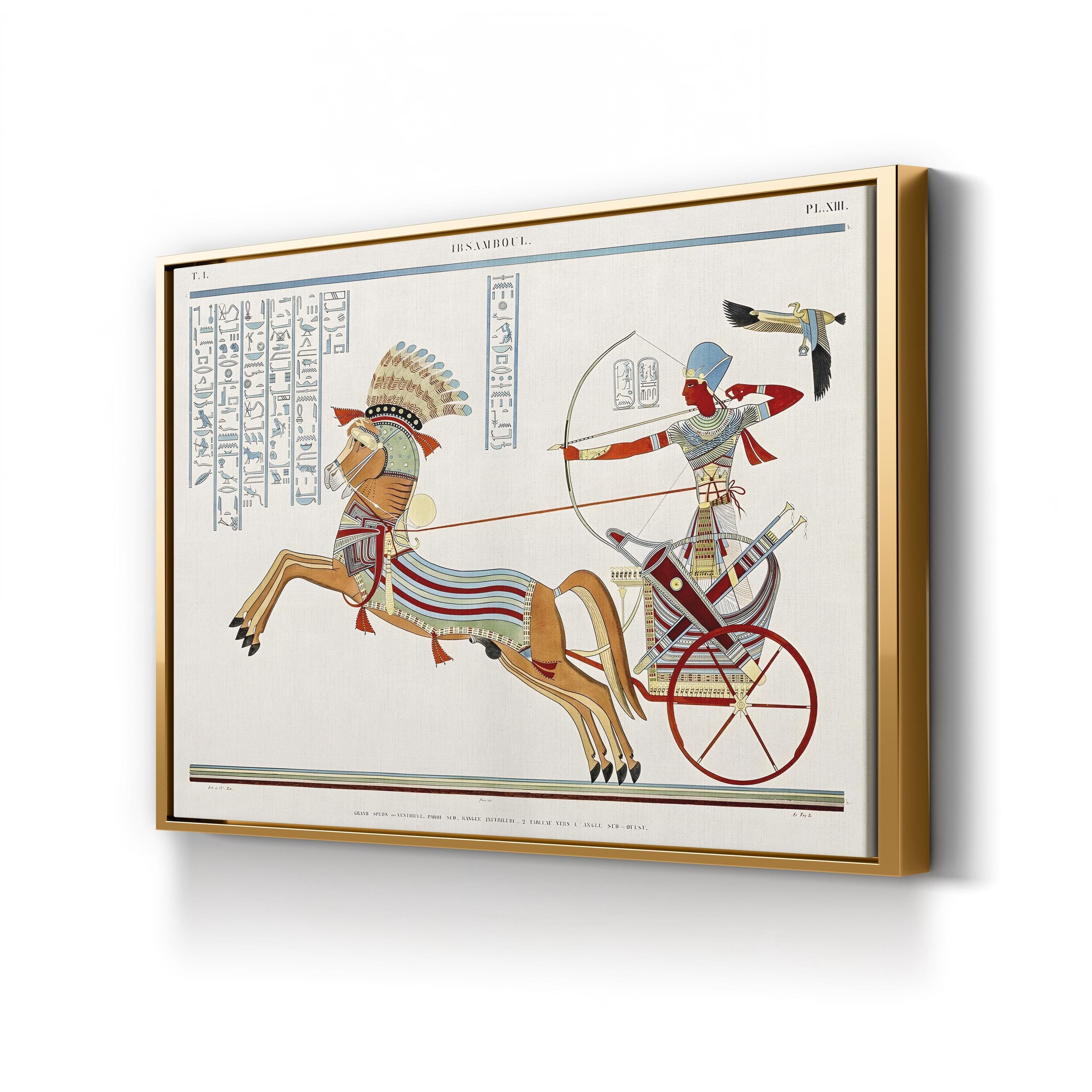 Egyptian Chariots I Wall Art – Jean-François Champollion