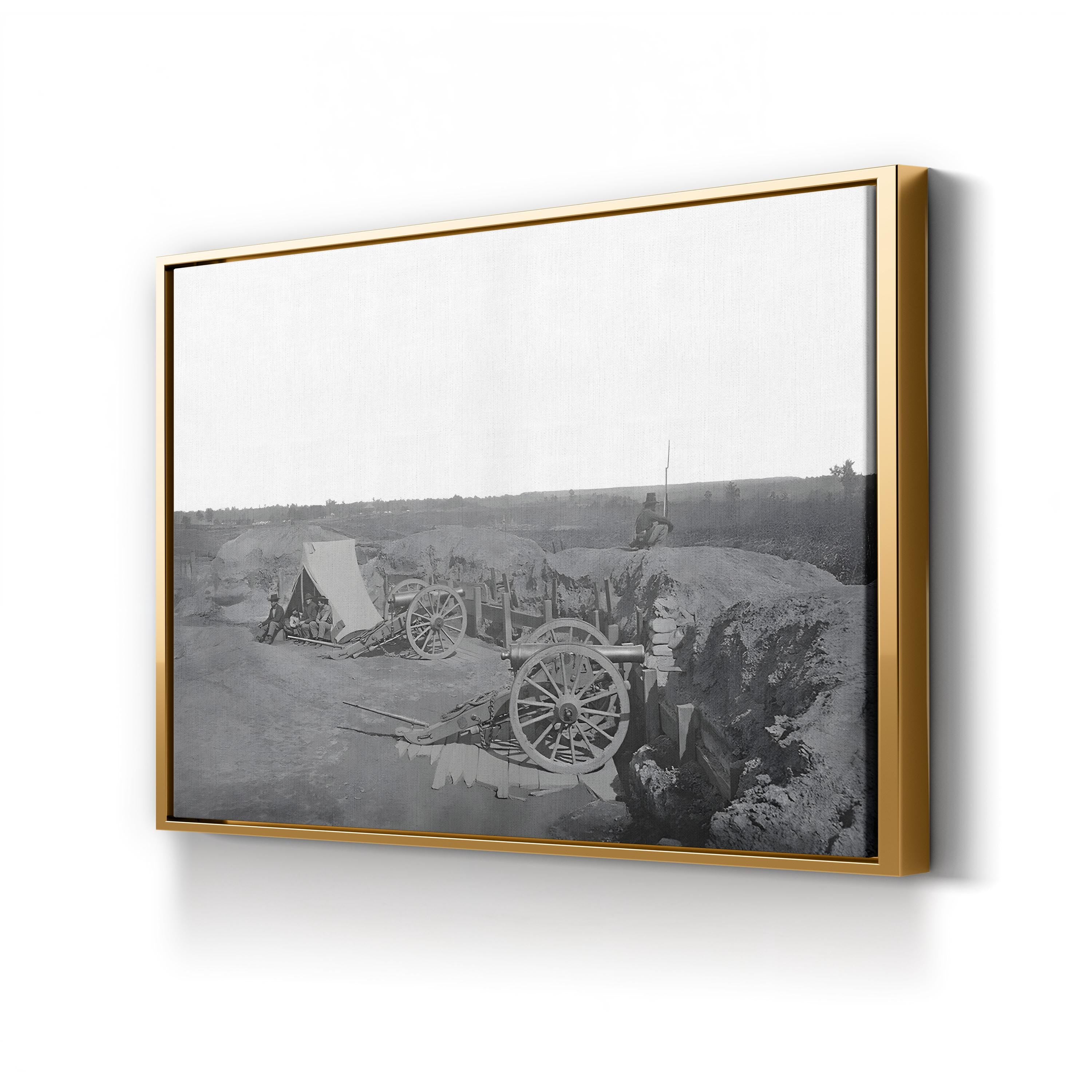 Fortifications in Front of Atlanta, Georgia, During the American Civil War Wall Art