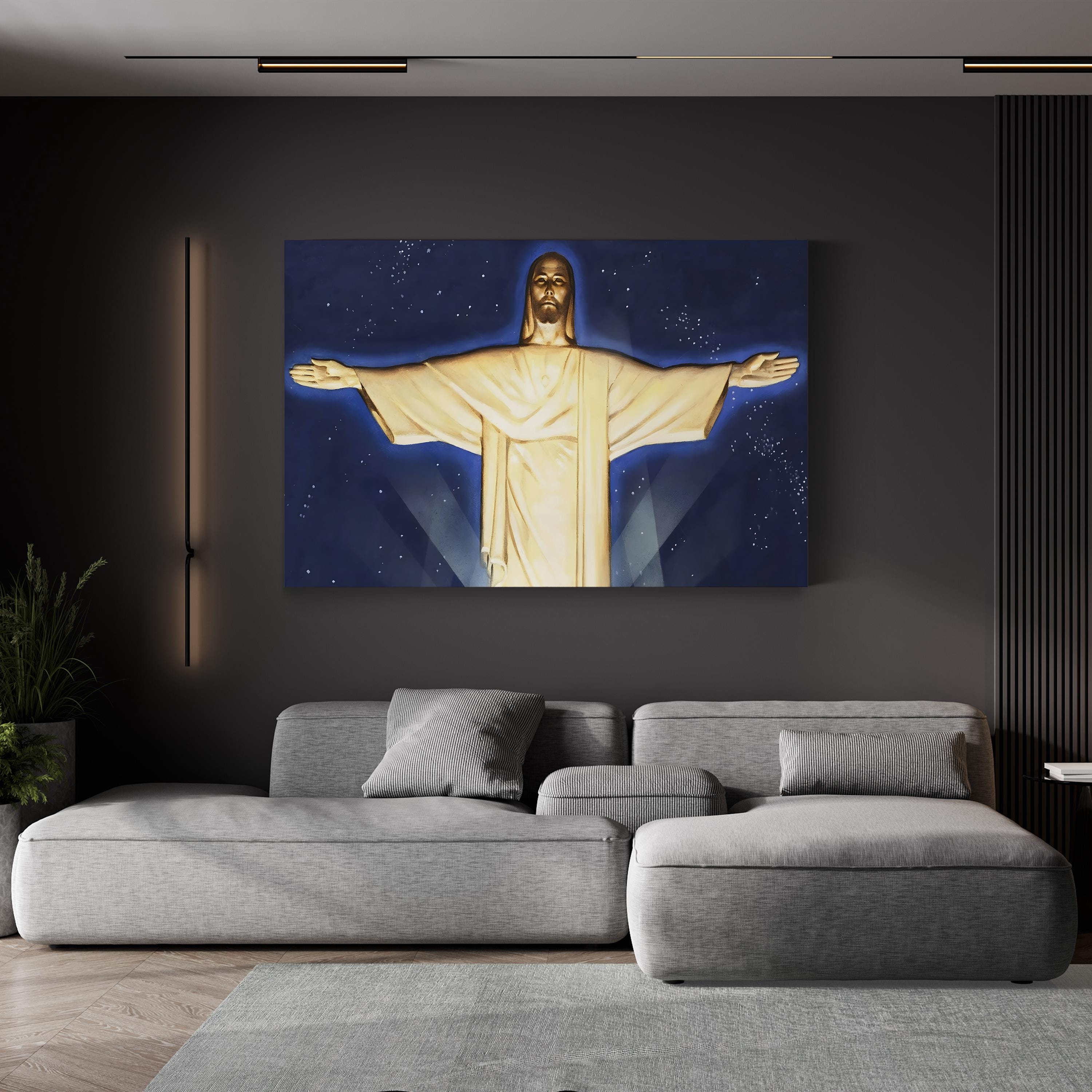 Christ the Redeemer Canvas Art: Inspirational Religious Home Decor