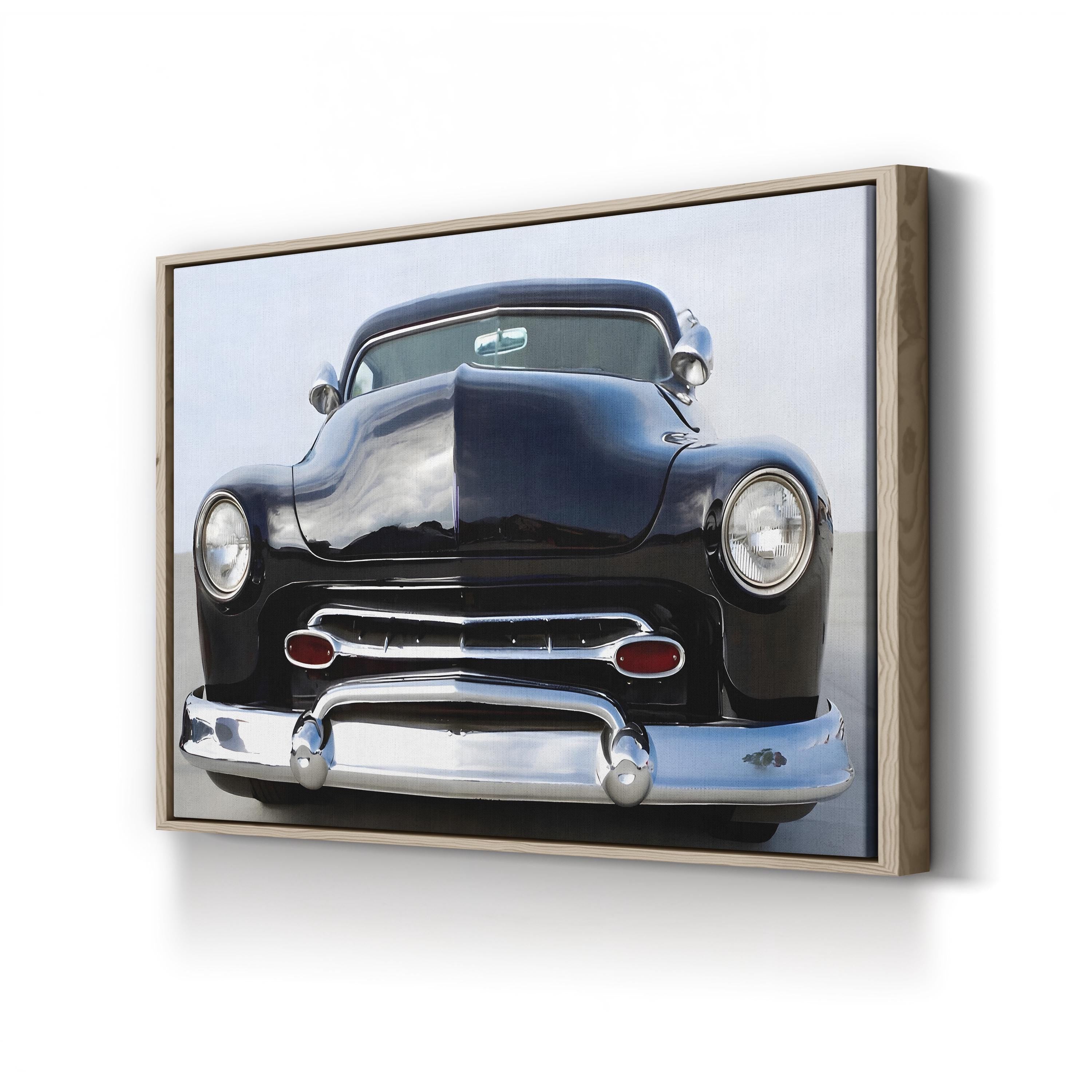 Vintage Hot Rod Front-End – Vintage Photography Wall Art | Classic Car Canvas Print