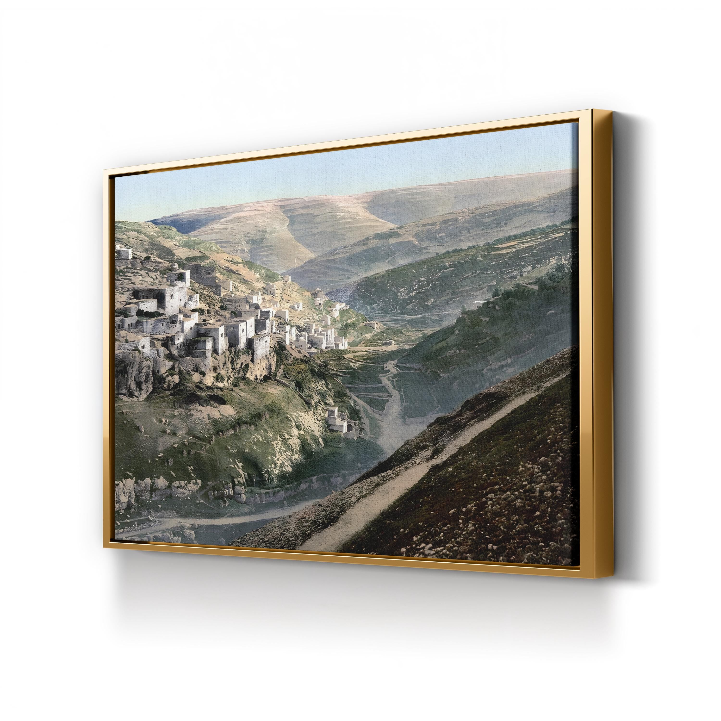 Jerusalem, Siloam Pool Canvas Art (c.1895) – Vintage Biblical Site Wall Decor