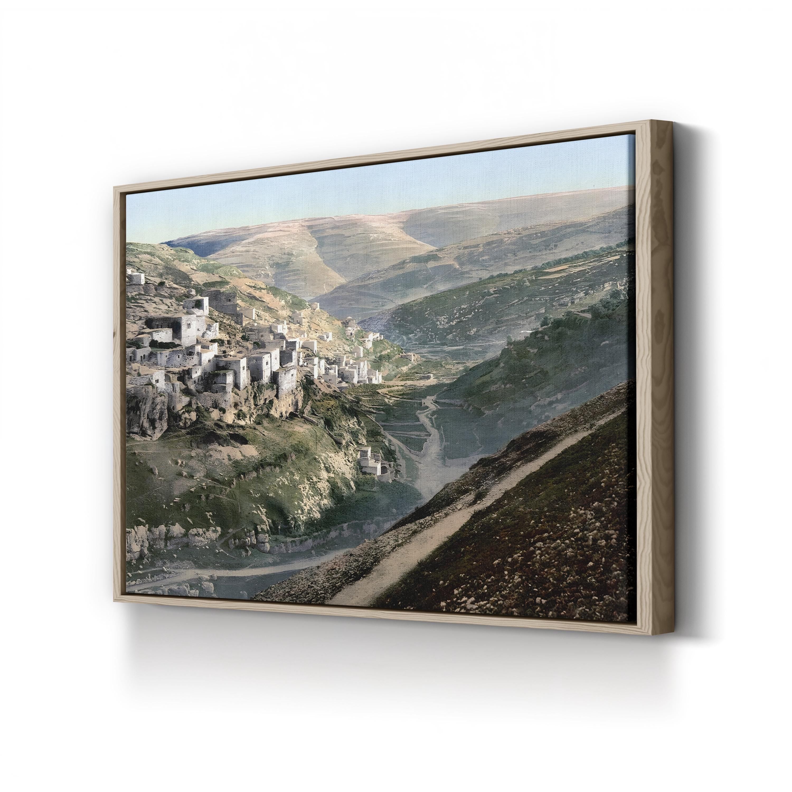 Jerusalem, Siloam Pool Canvas Art (c.1895) – Vintage Biblical Site Wall Decor