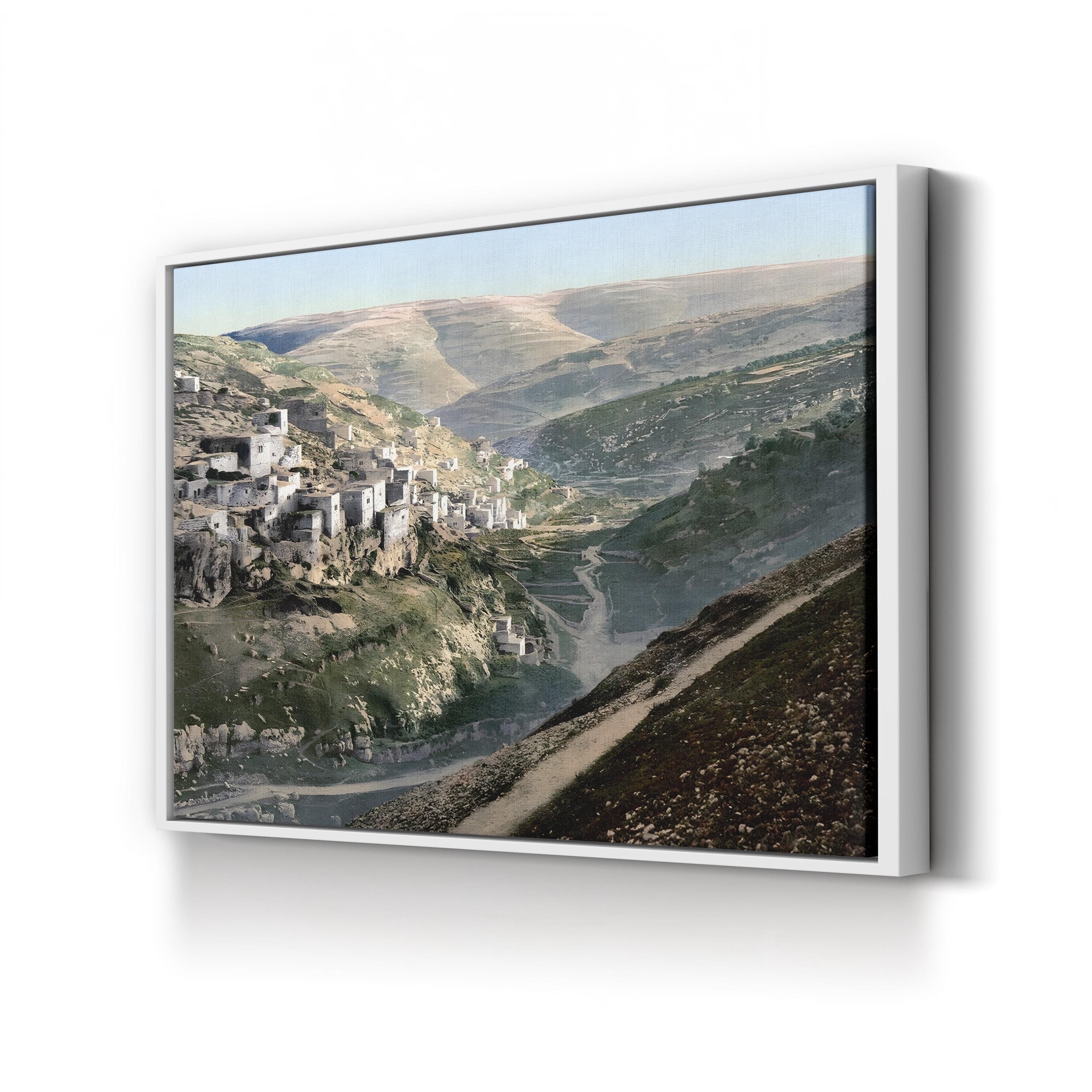 Jerusalem, Siloam Pool Canvas Art (c.1895) – Vintage Biblical Site Wall Decor