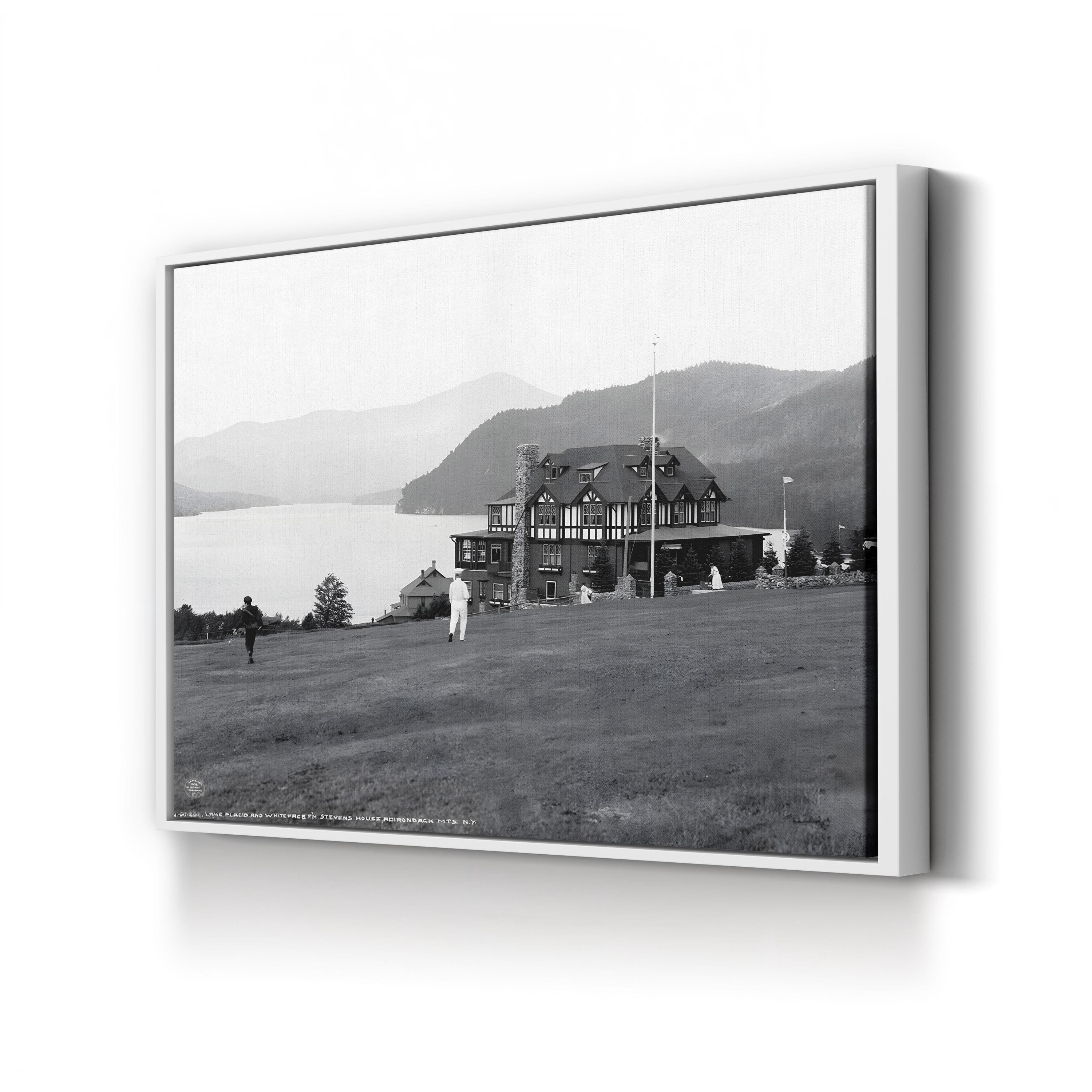 Lake Placid and Whiteface Mountain, Adirondack Mountains, New York (c.1909) Wall Art