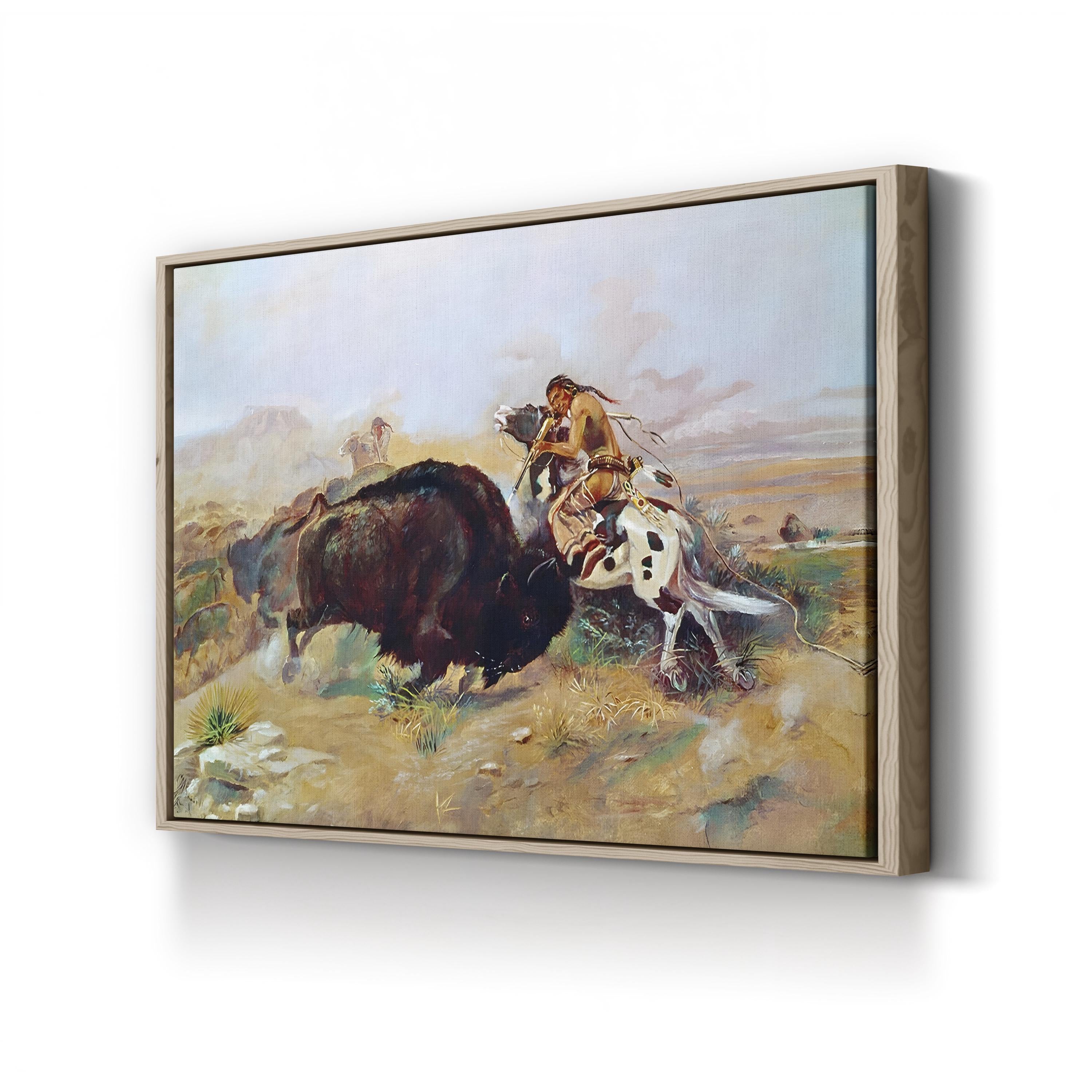 Meat For the Tribe, 1891 Wall Art by Charles M. Russell