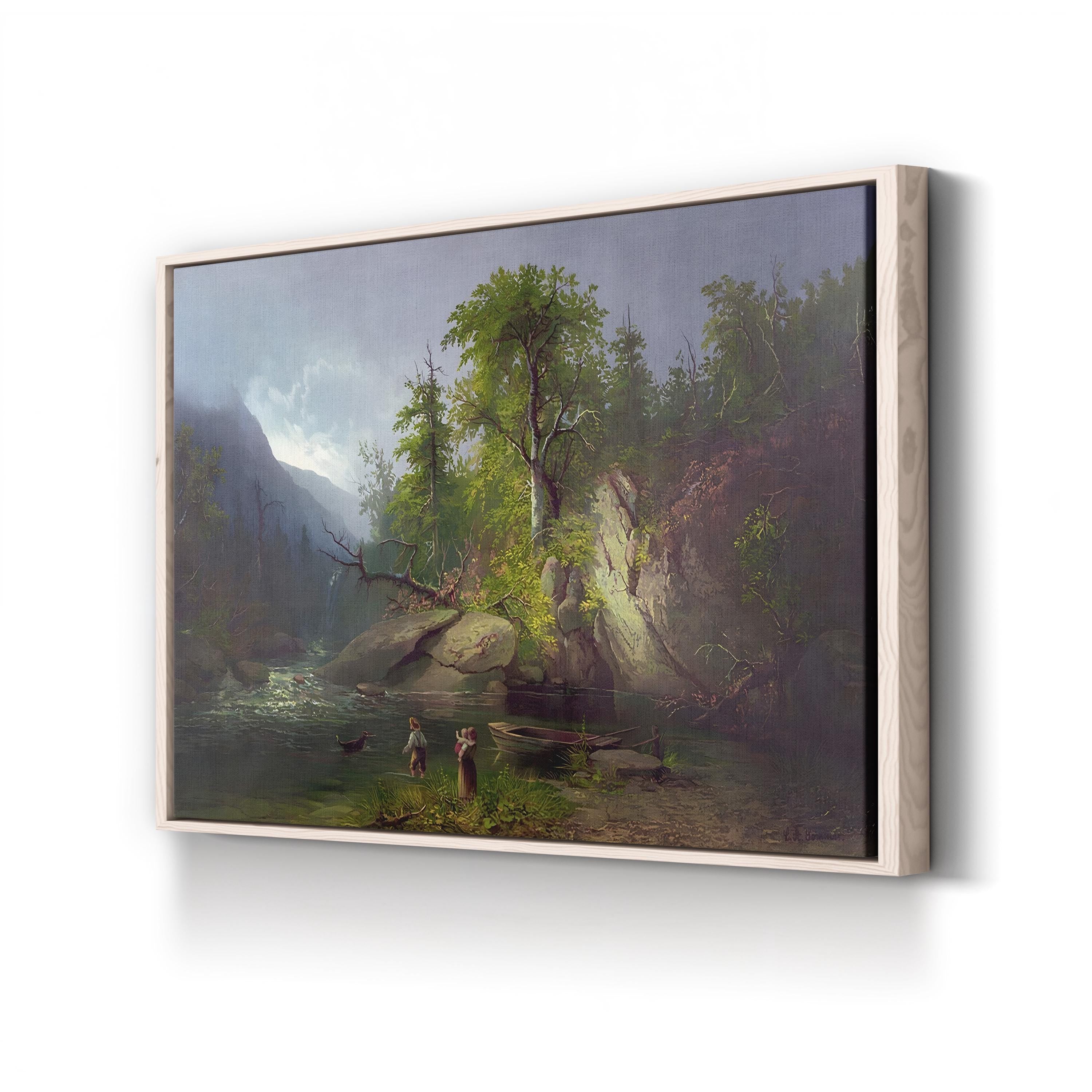 Morning In the Adirondacks, c1812 Wall Art by C.A. Sommer