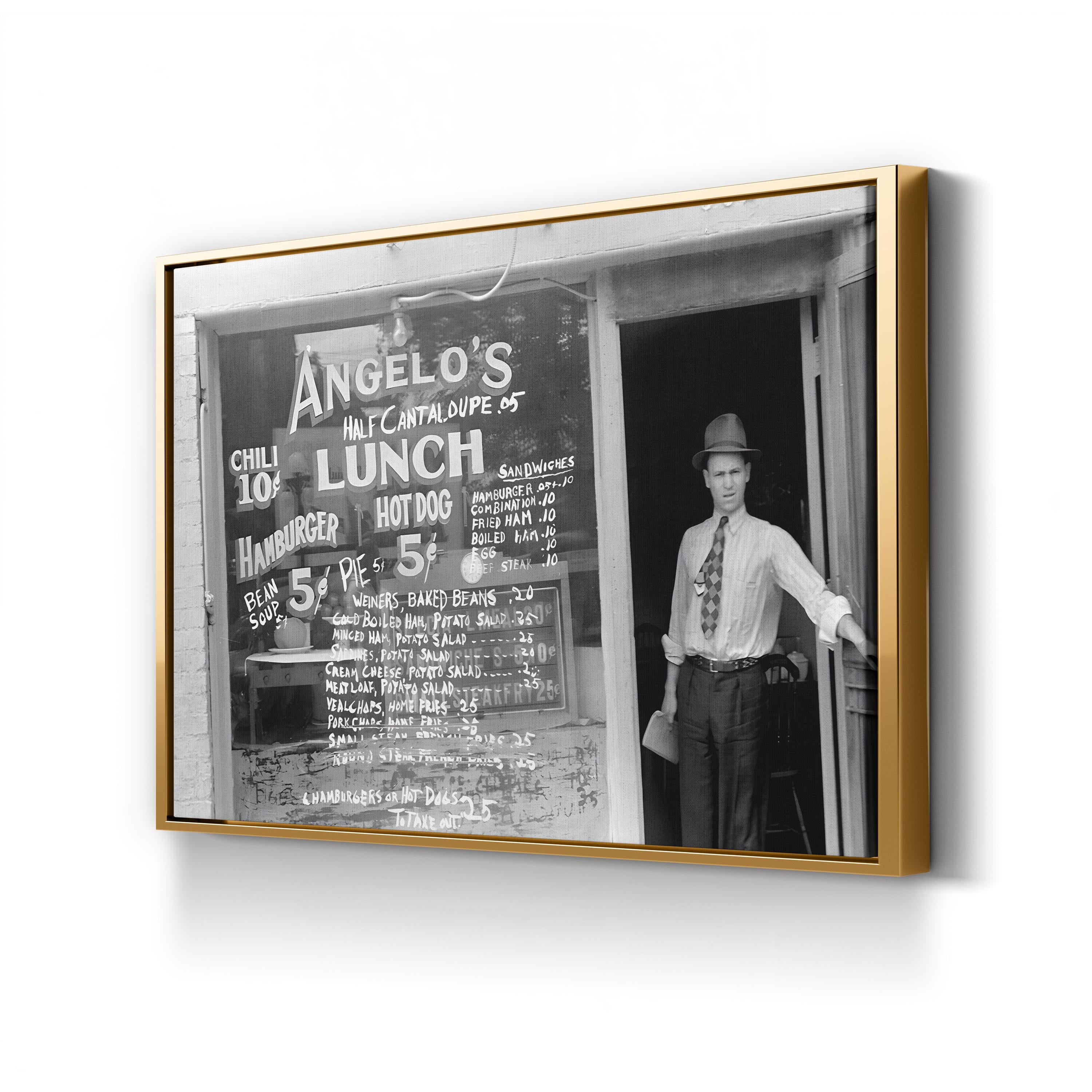 1938 Downtown Columbus, Ohio – Vintage Photography Wall Art | Black & White Cityscape Canvas Print
