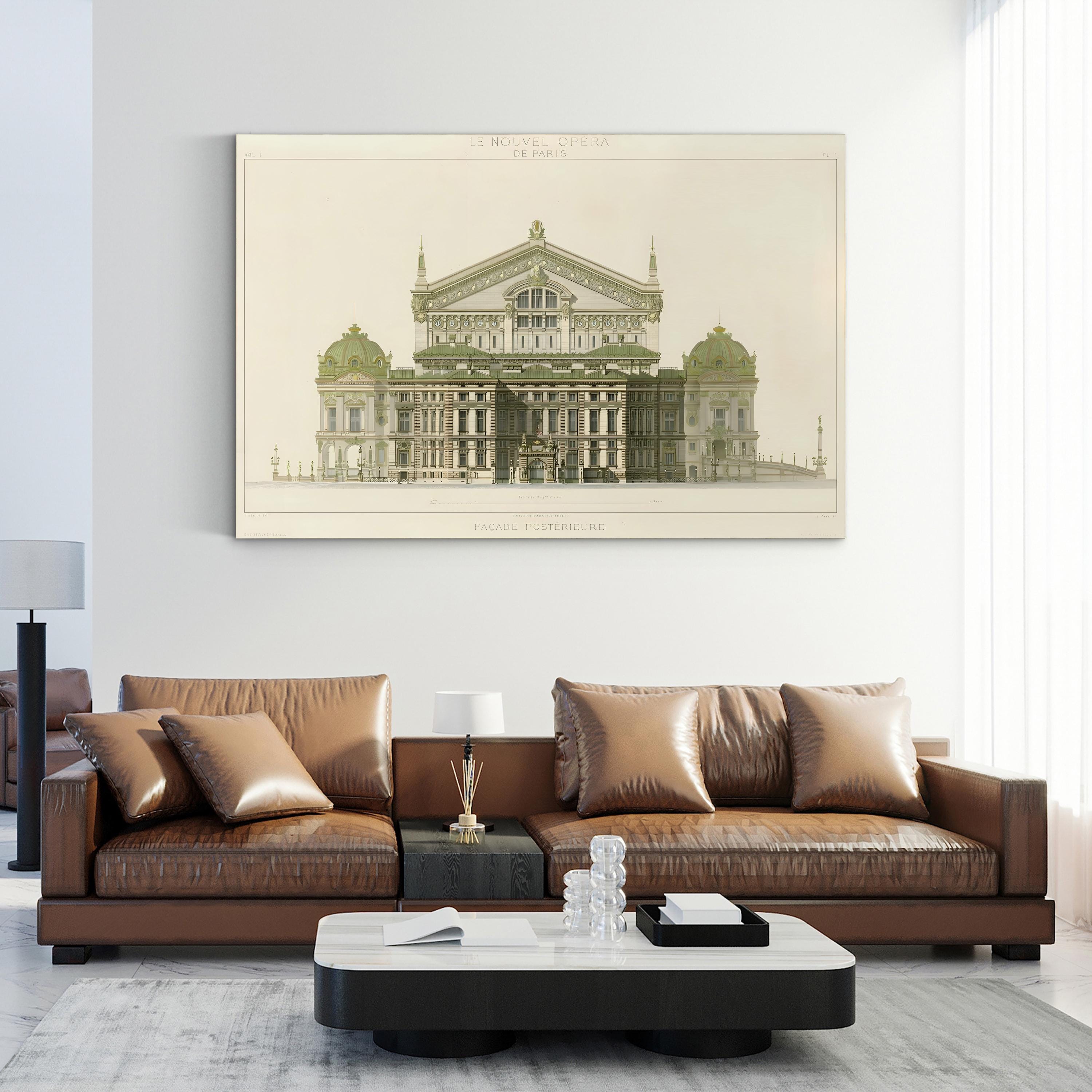 Paris Opera House I – Classical Architectural Wall Art by Duchampt