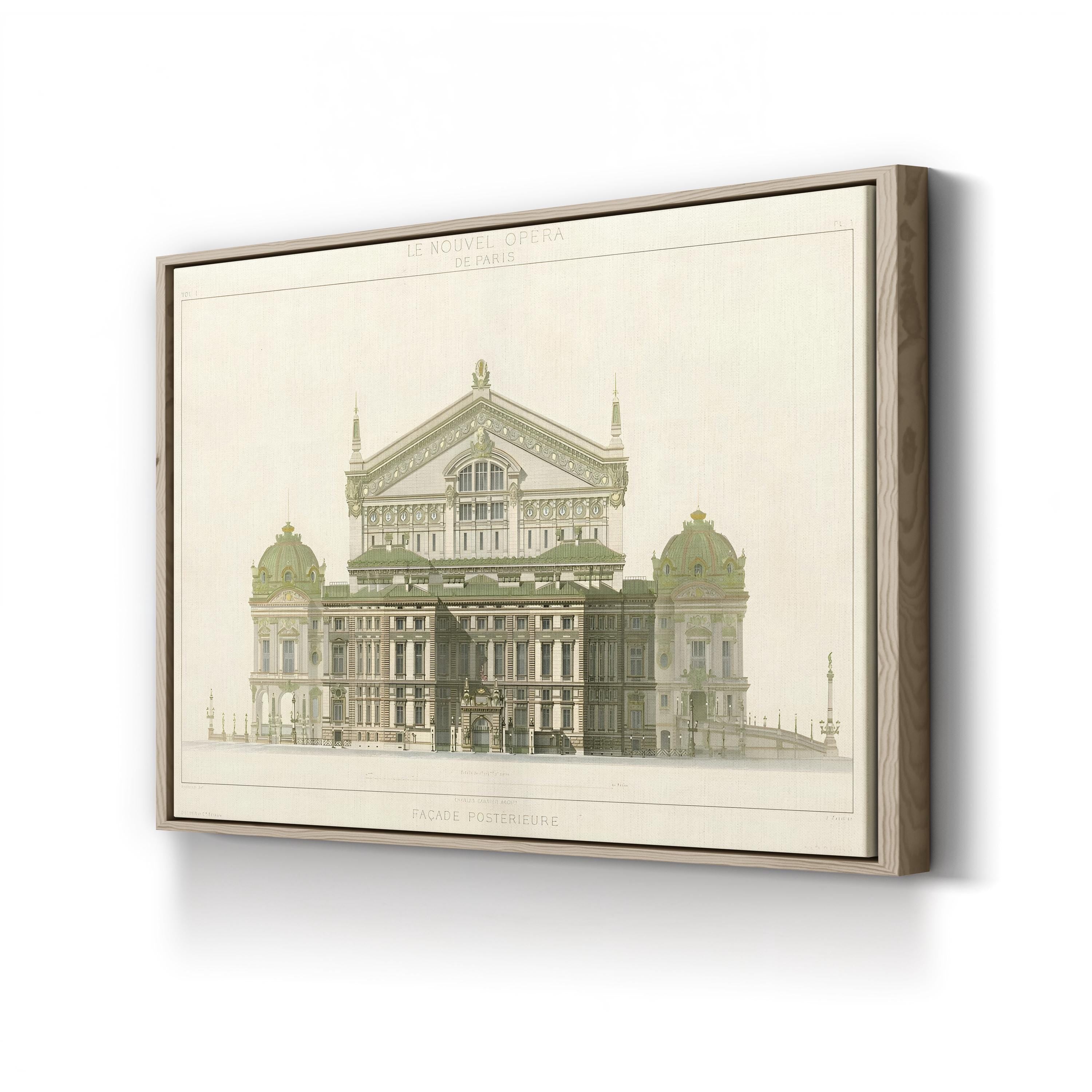 Paris Opera House I – Classical Architectural Wall Art by Duchampt