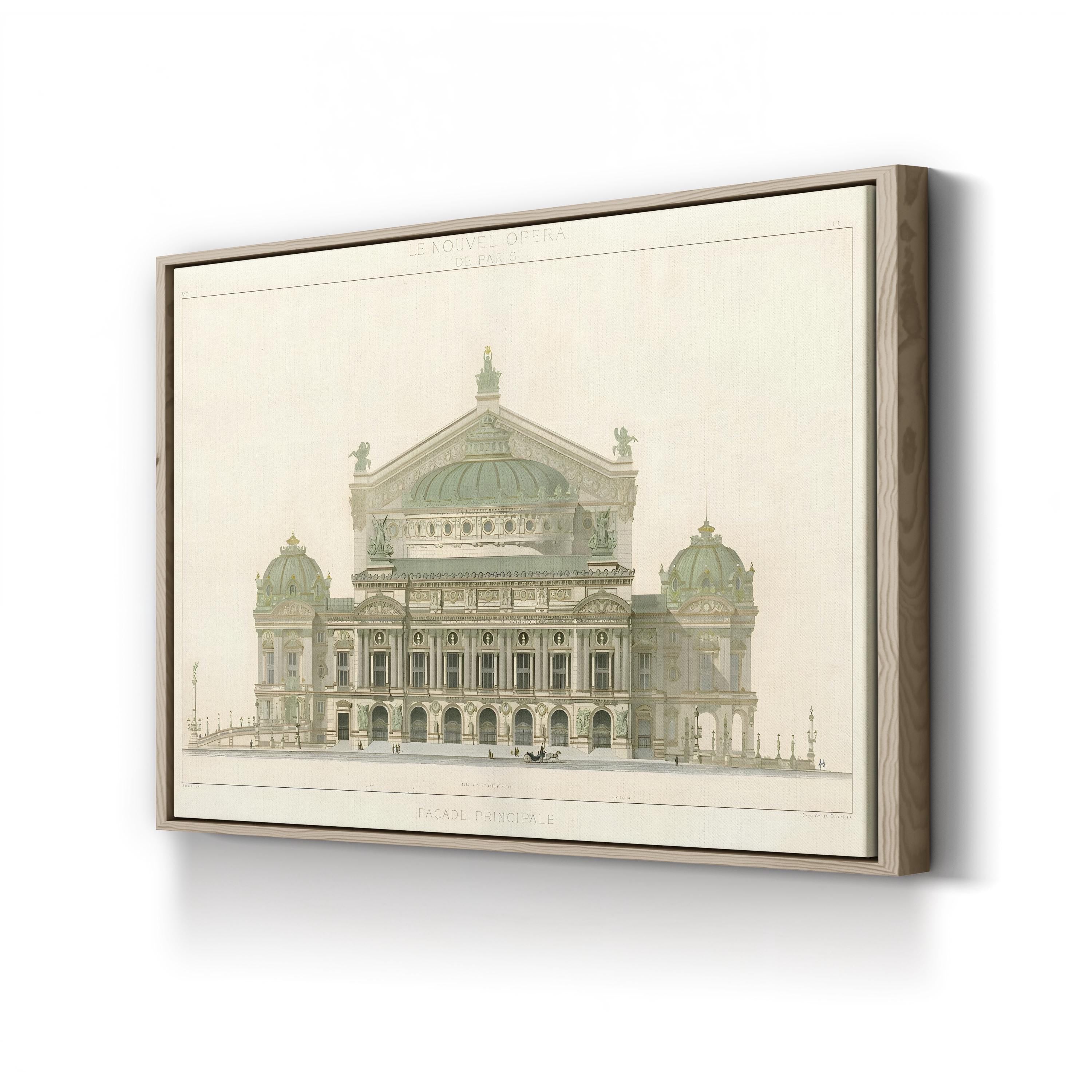 Paris Opera House II – Classical French Architectural Wall Art by Duchampt