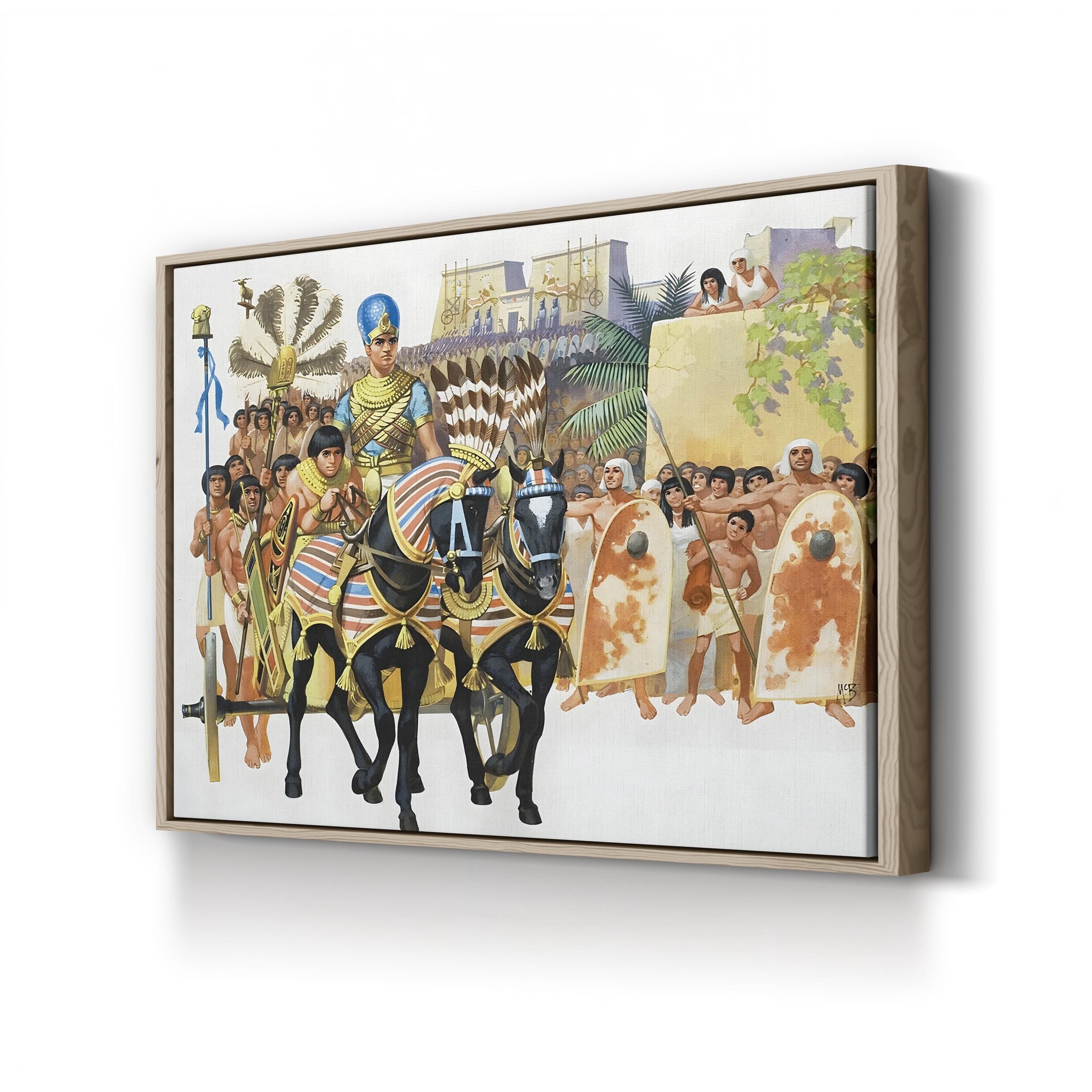 Red Bird Wall Art by Angus McBride – Vintage Illustrated Scene Print