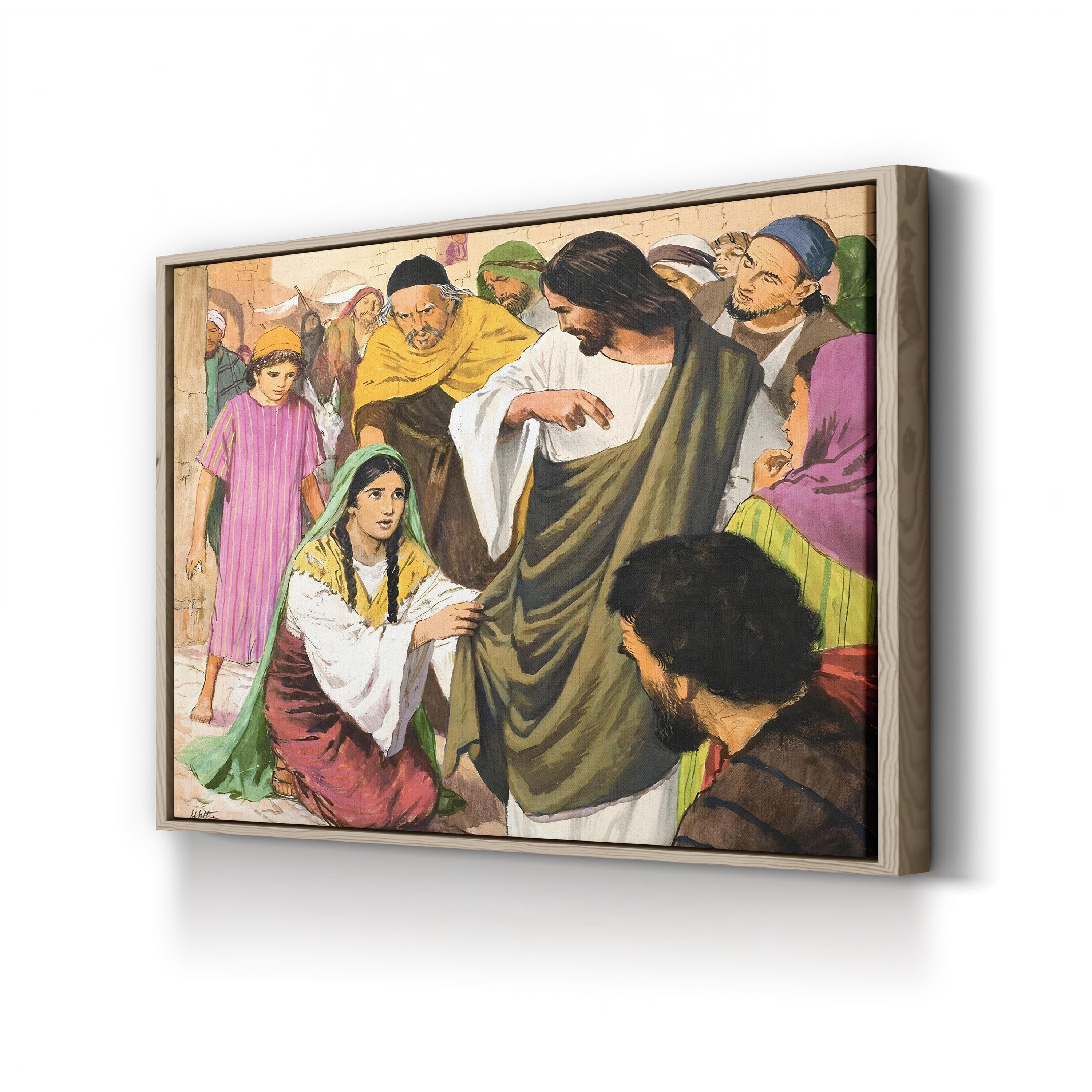 The Amazing Love of Jesus by Clive Uptton – Vintage Christian Illustration Wall Art