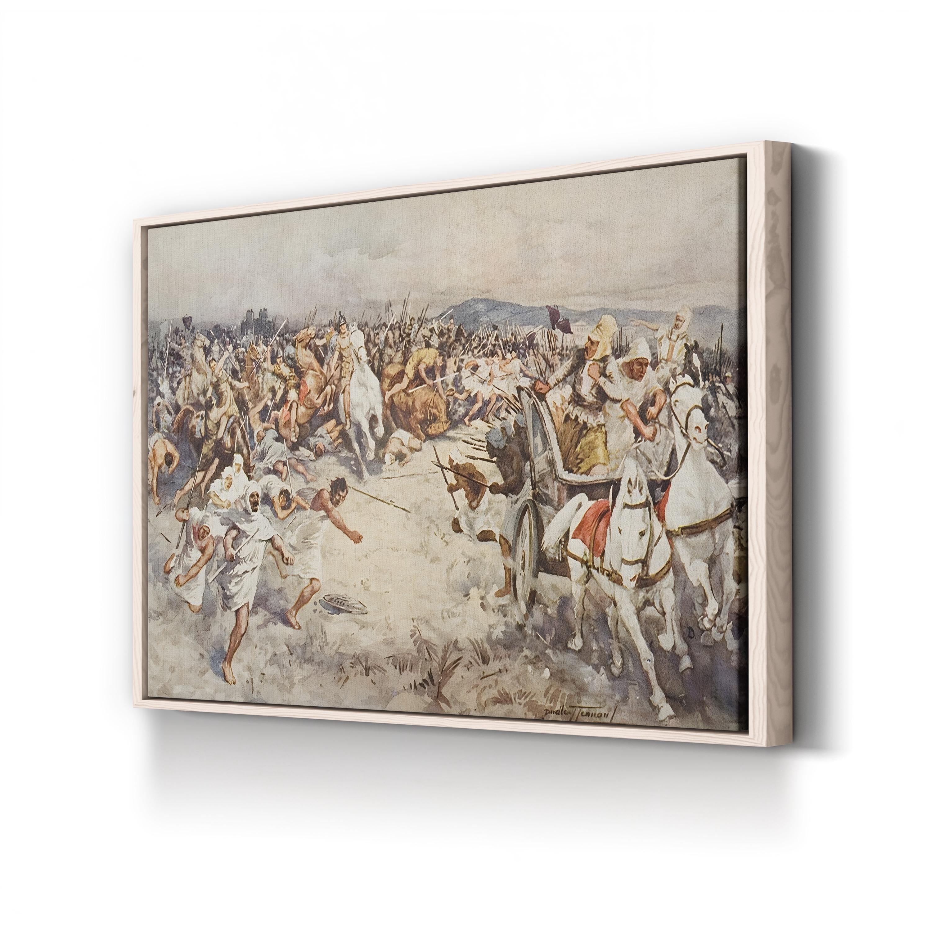 The Battle of Issus Wall Art by Dudley Tennant