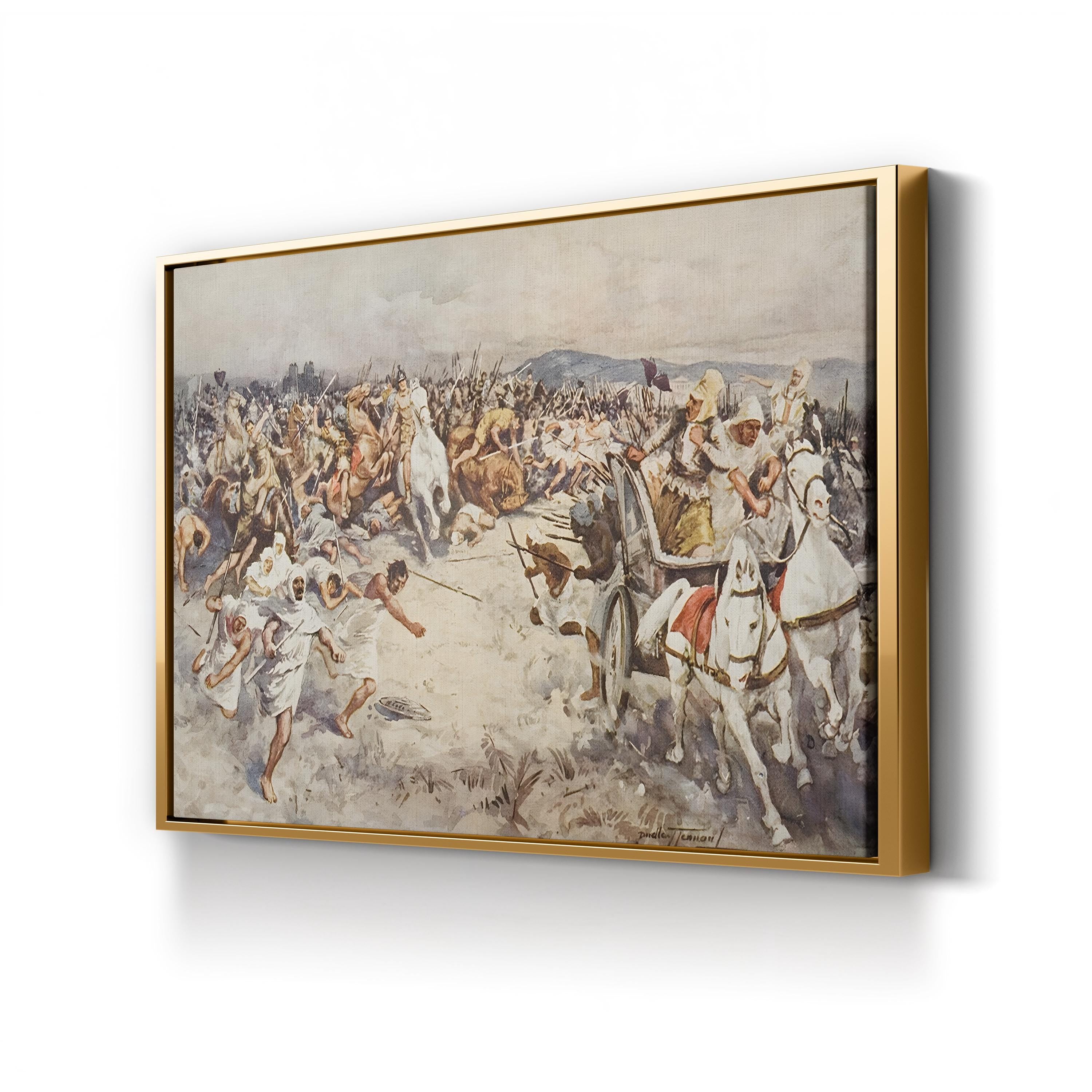 The Battle of Issus Wall Art by Dudley Tennant