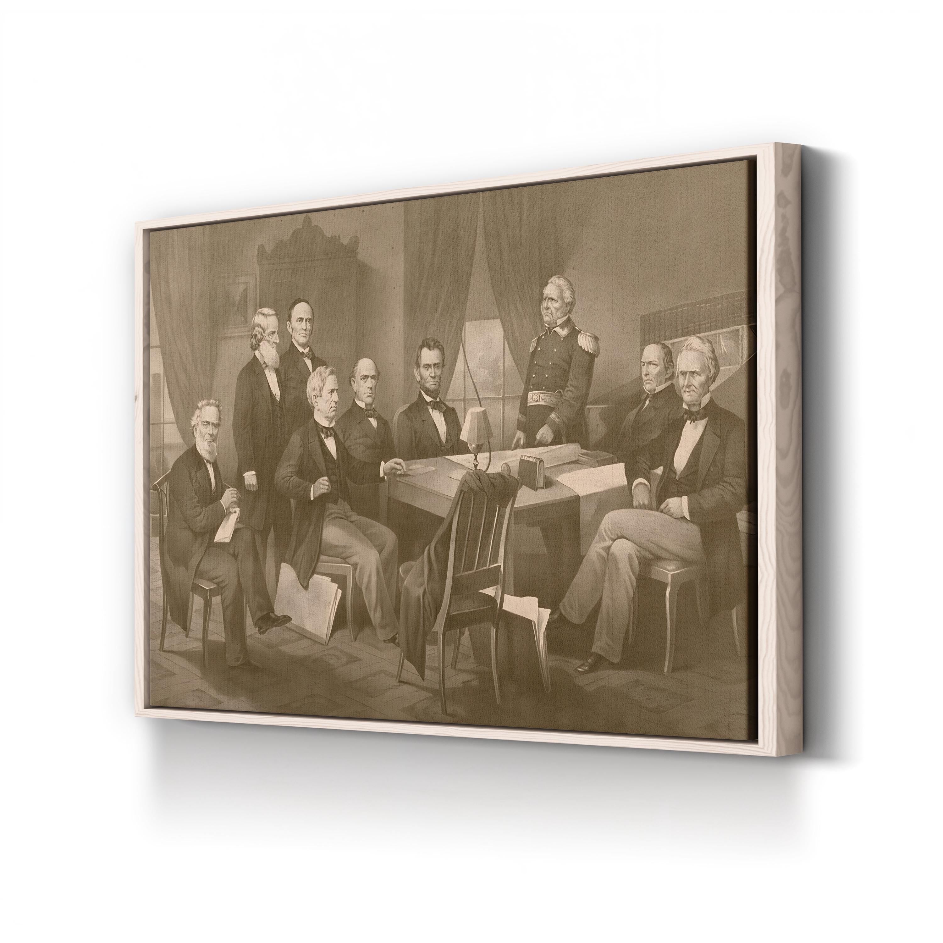 Abraham Lincoln and Cabinet Civil War Wall Art