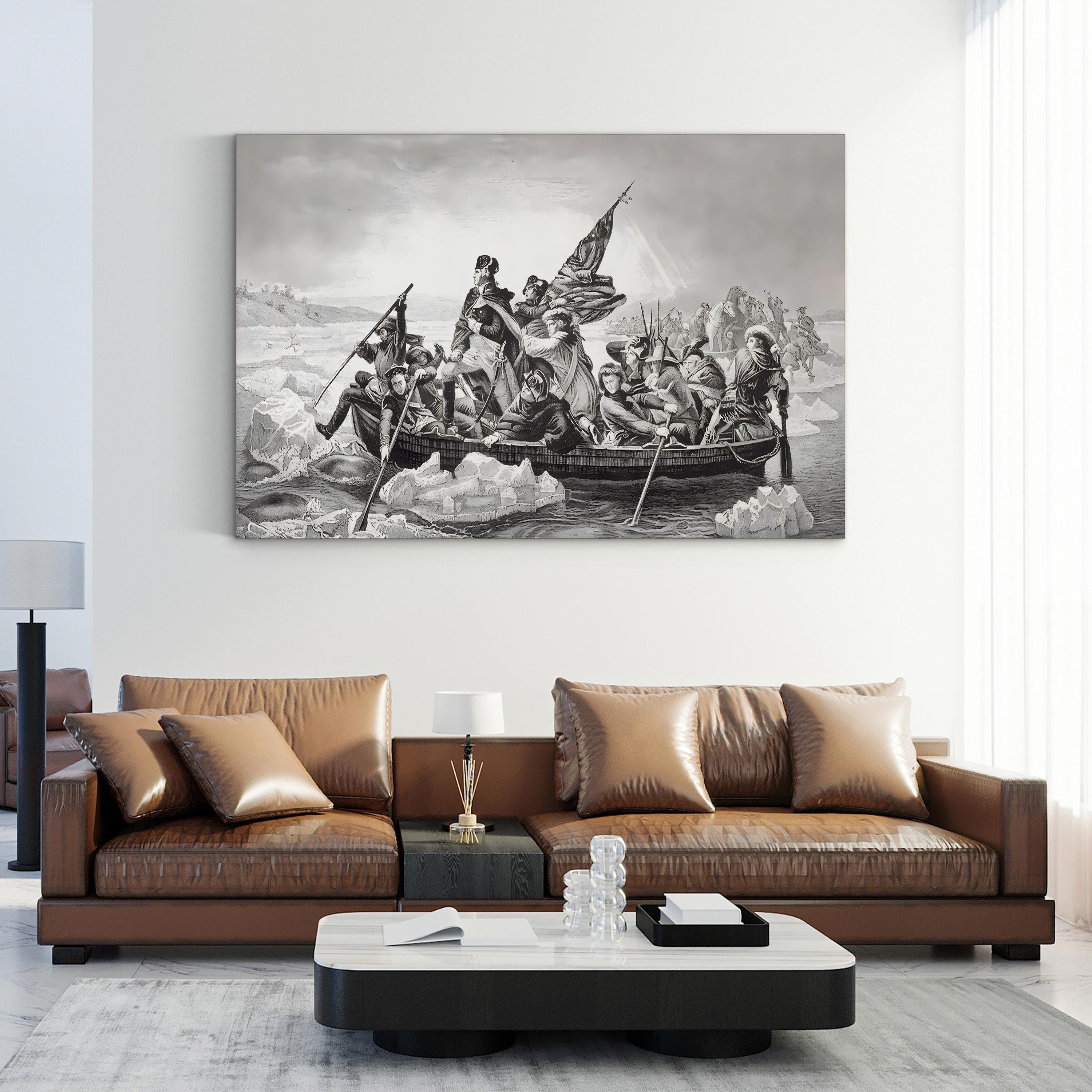 Washington Crossing the Delaware – Emanuel Leutze Wall Art | Revolutionary War Canvas Print
