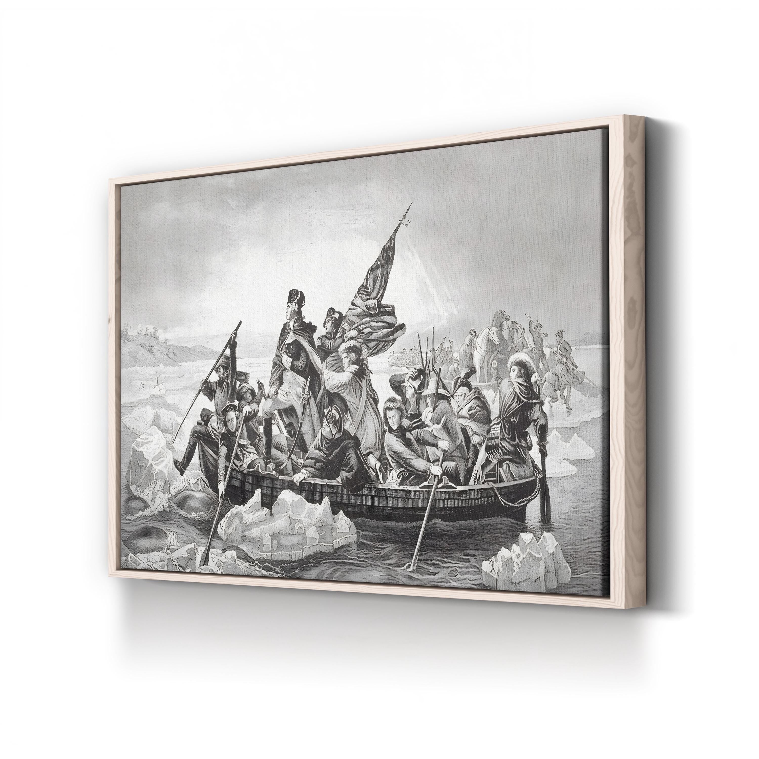 Washington Crossing the Delaware – Emanuel Leutze Wall Art | Revolutionary War Canvas Print