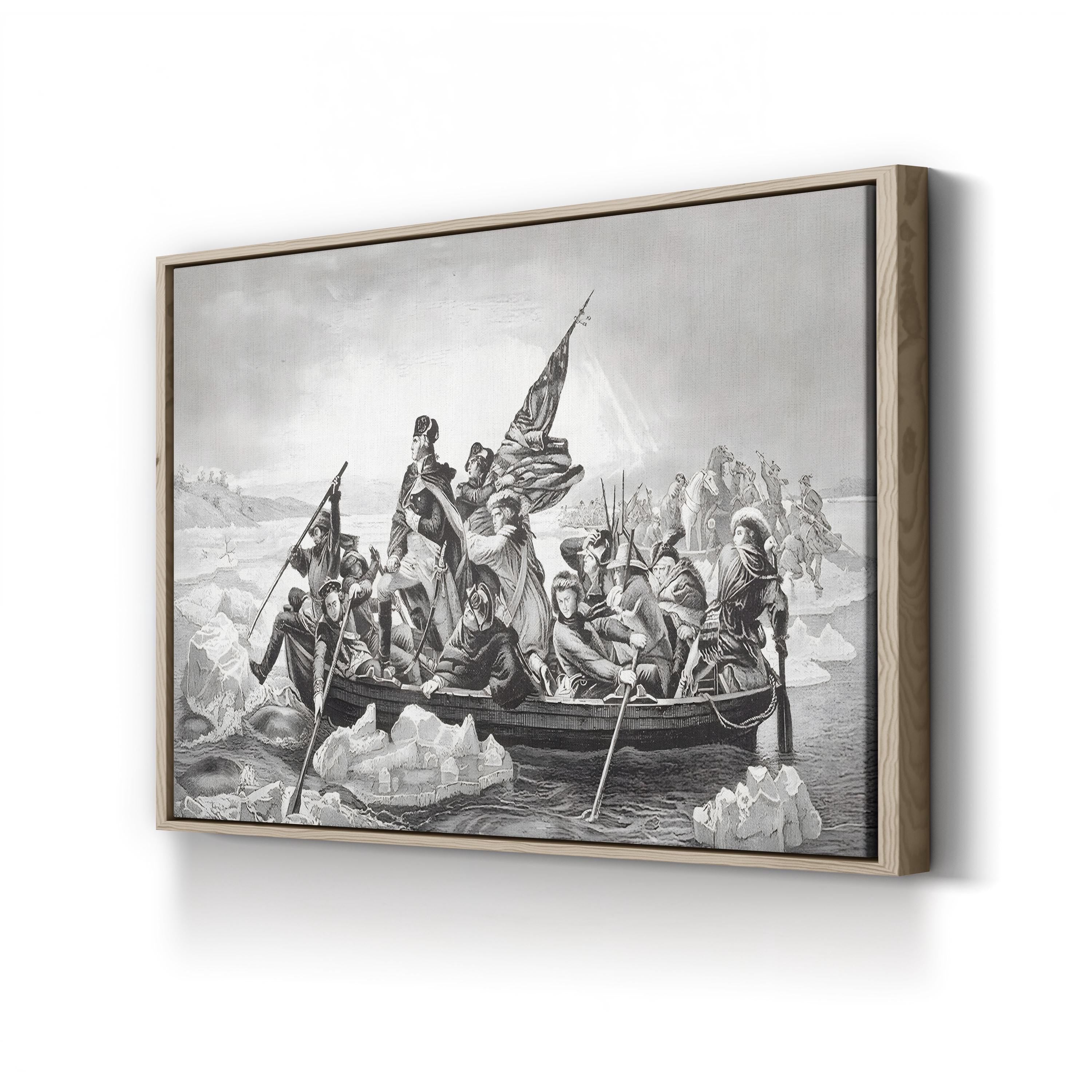 Washington Crossing the Delaware – Emanuel Leutze Wall Art | Revolutionary War Canvas Print