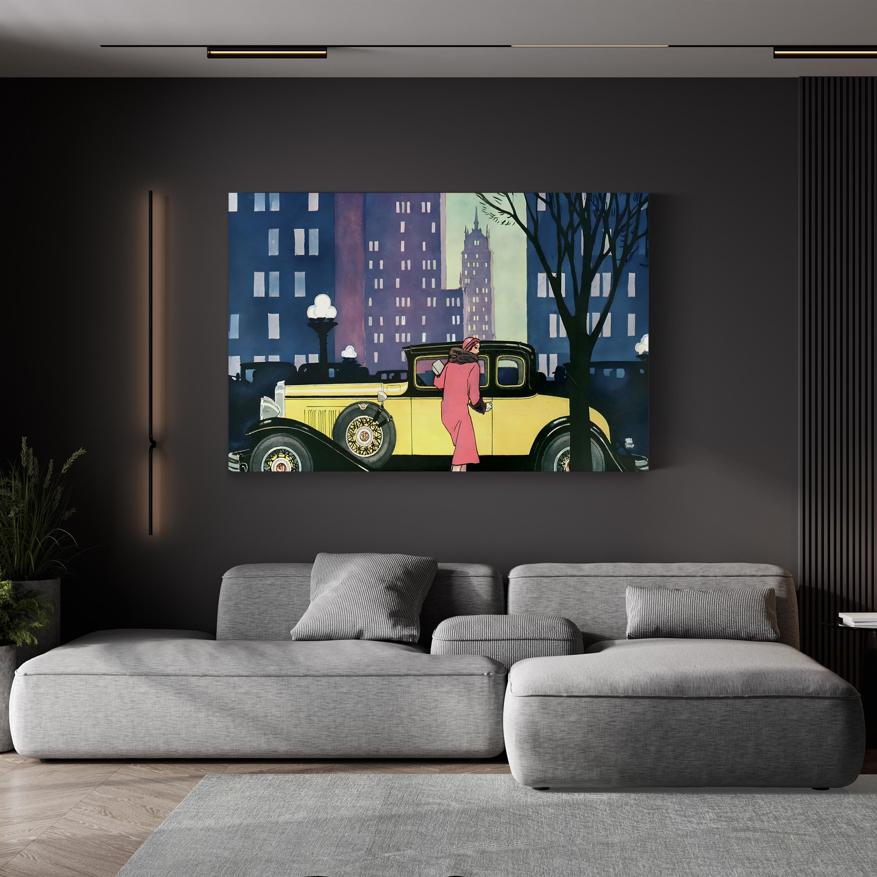 1930s REO Magazine Advertisement Wall Art – Vintage American Automotive Illustration Print