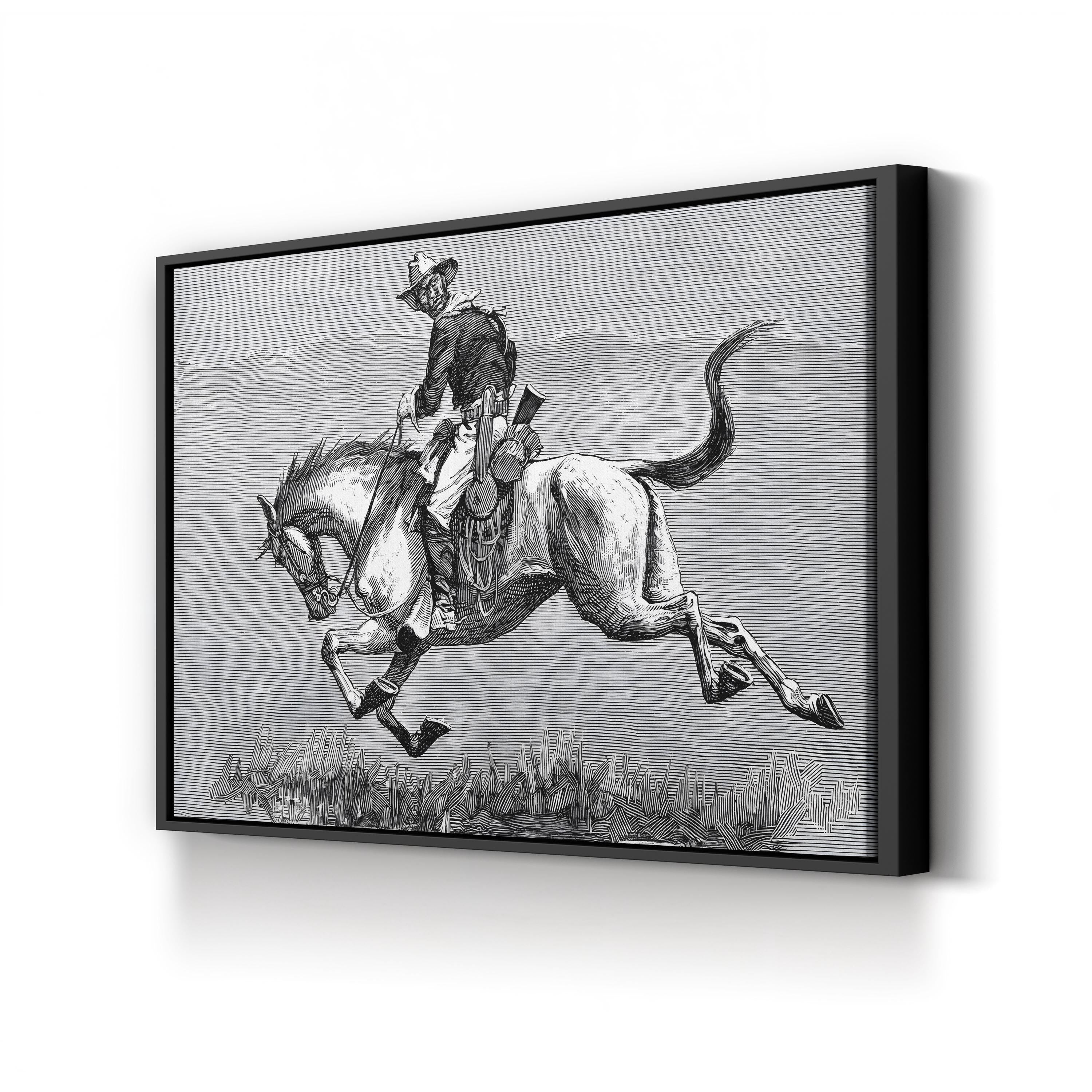 A Retiring Scout, 1888 — American West Wall Art by Frederic Remington
